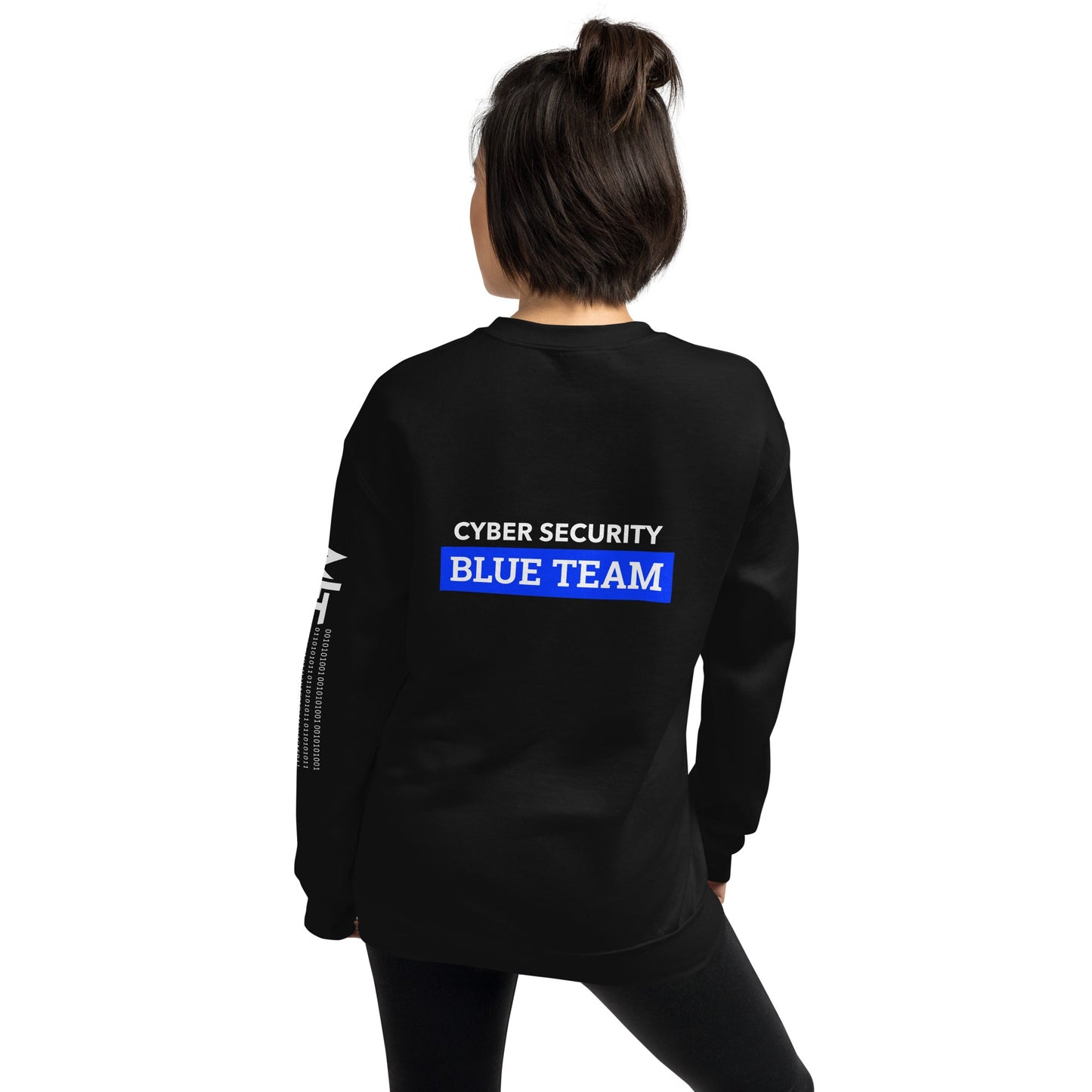 Cyber Security Blue Team V6 - Unisex Sweatshirt ( Back Print ) by DarkByteGear