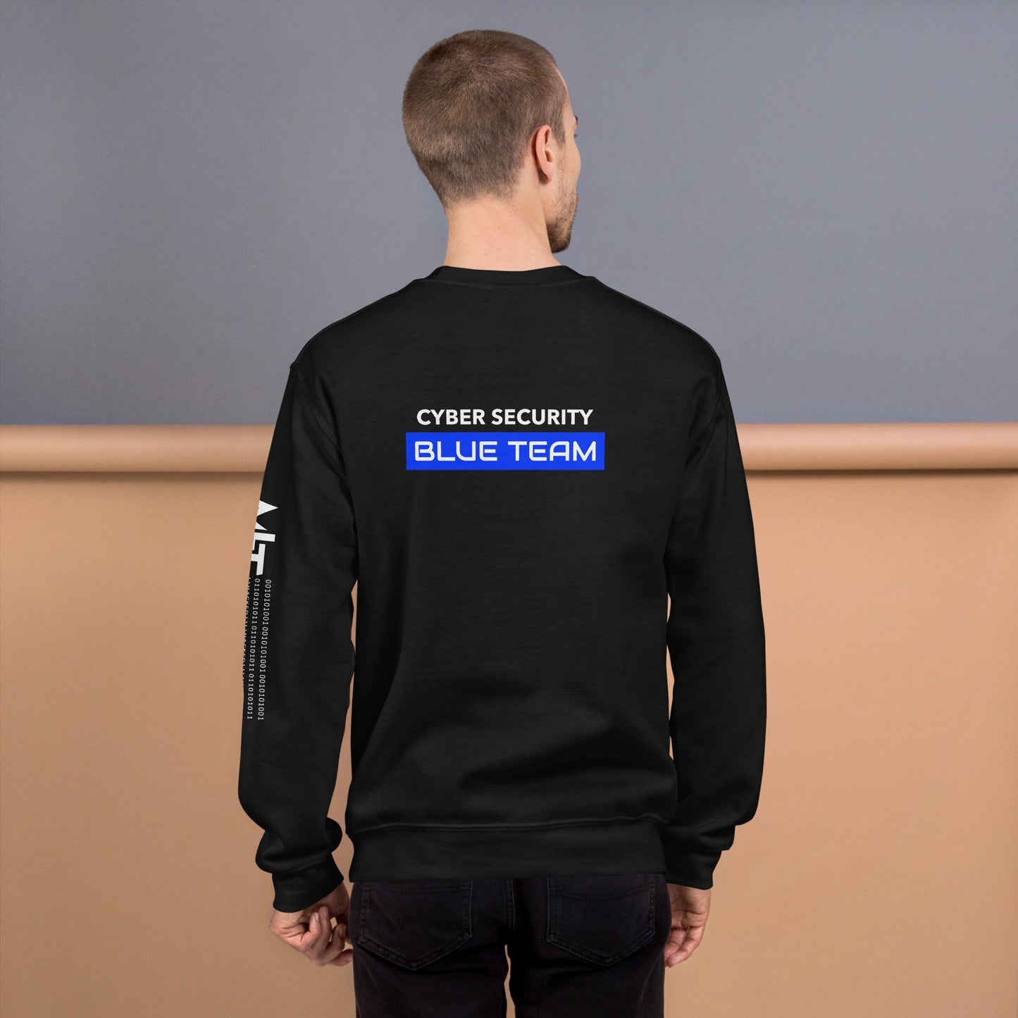 Cyber Security Blue Team V12 - Unisex Sweatshirt ( Back Print ) by DarkByteGear