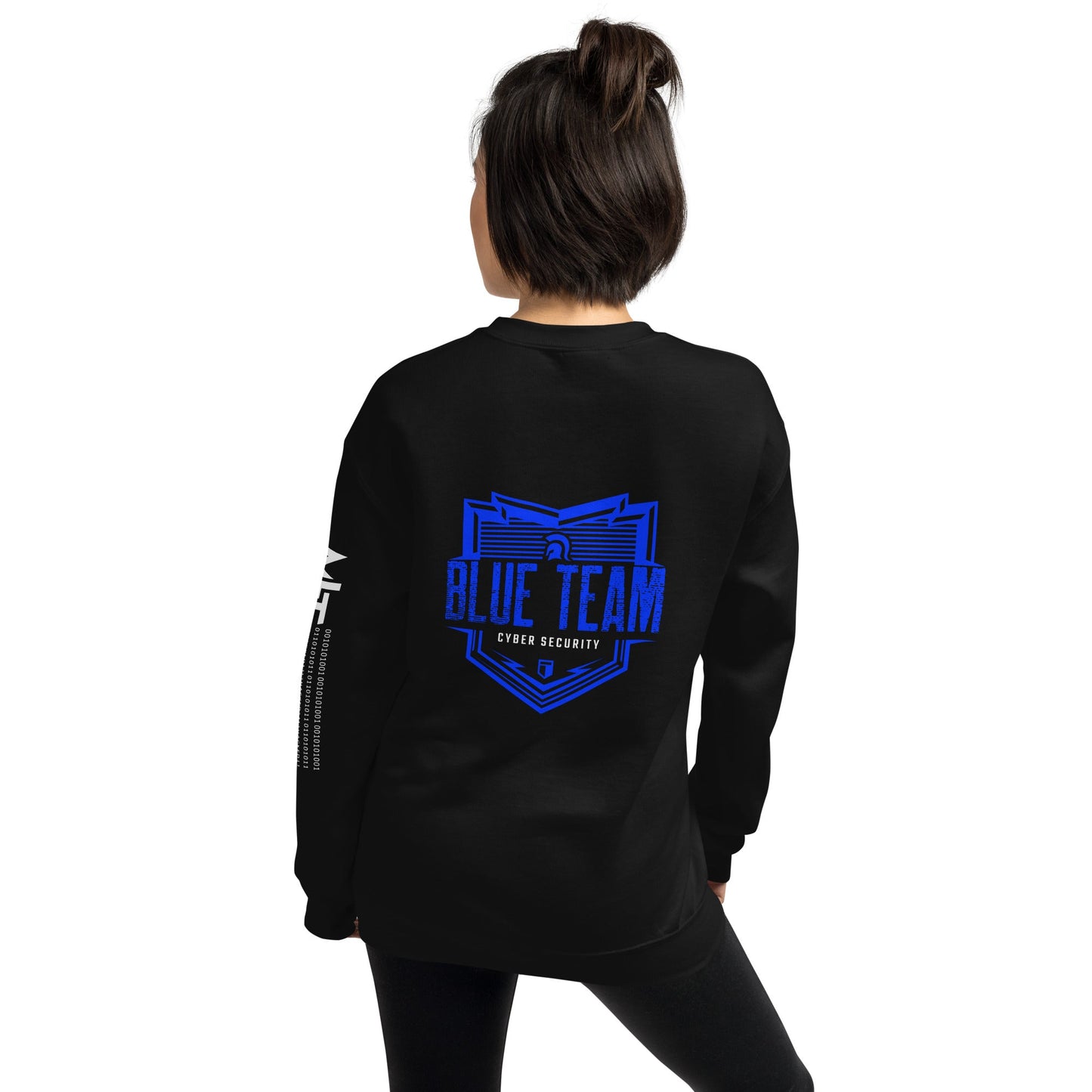 Cyber Security Blue Team V13 - Unisex Sweatshirt ( Back Print ) by DarkByteGear