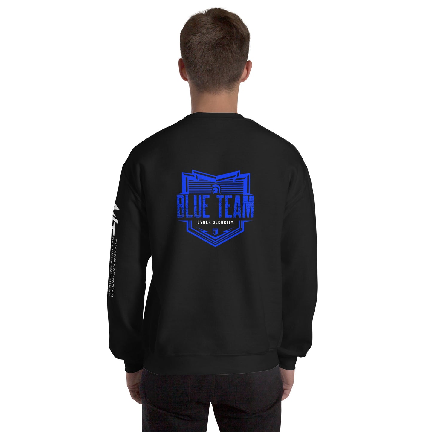Cyber Security Blue Team V13 - Unisex Sweatshirt ( Back Print ) by DarkByteGear