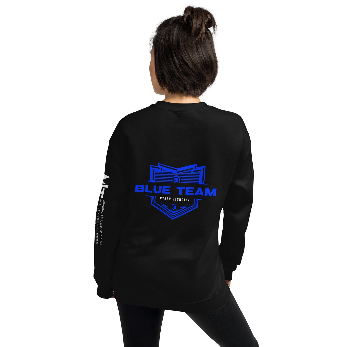 Cyber Security Blue Team V14 - Unisex Sweatshirt ( Back Print ) by DarkByteGear
