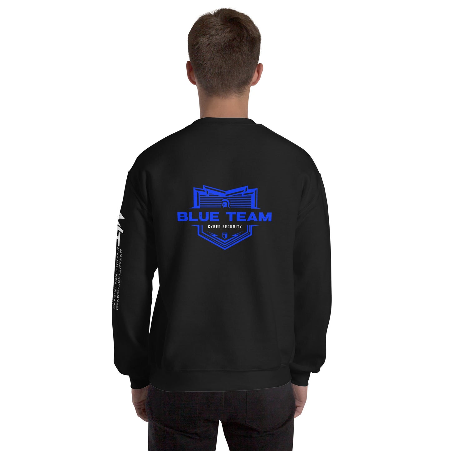 Cyber Security Blue Team V14 - Unisex Sweatshirt ( Back Print ) by DarkByteGear