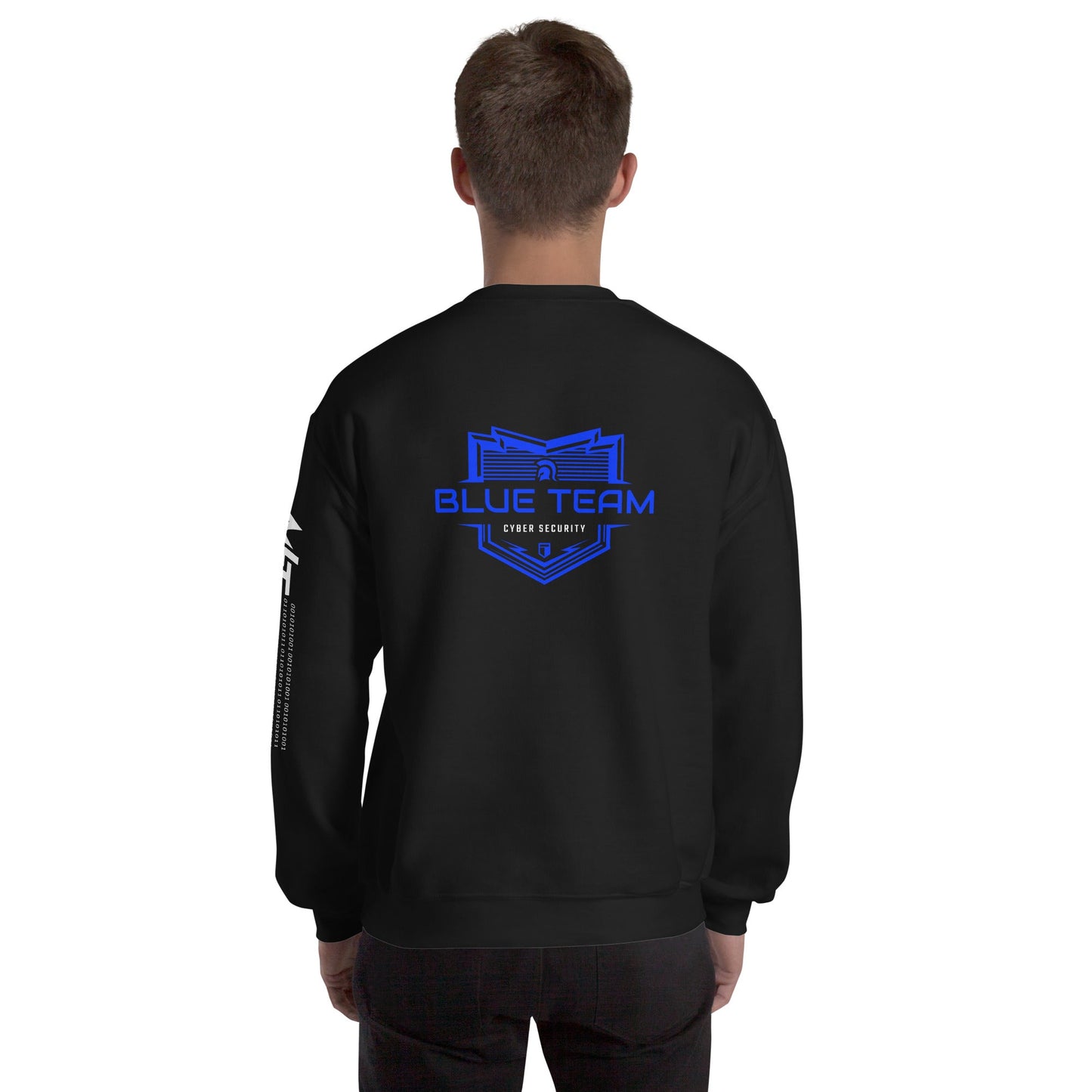 Cyber Security Blue Team V17 - Unisex Sweatshirt ( Back Print ) by DarkByteGear