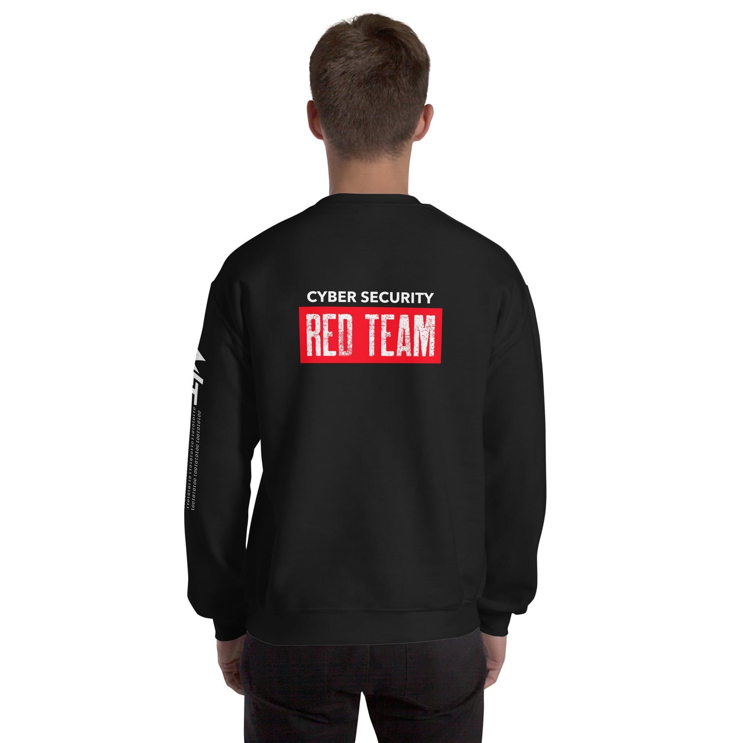 Cyber Security Red Team V1 - Unisex Sweatshirt ( Back Print ) by DarkByteGear