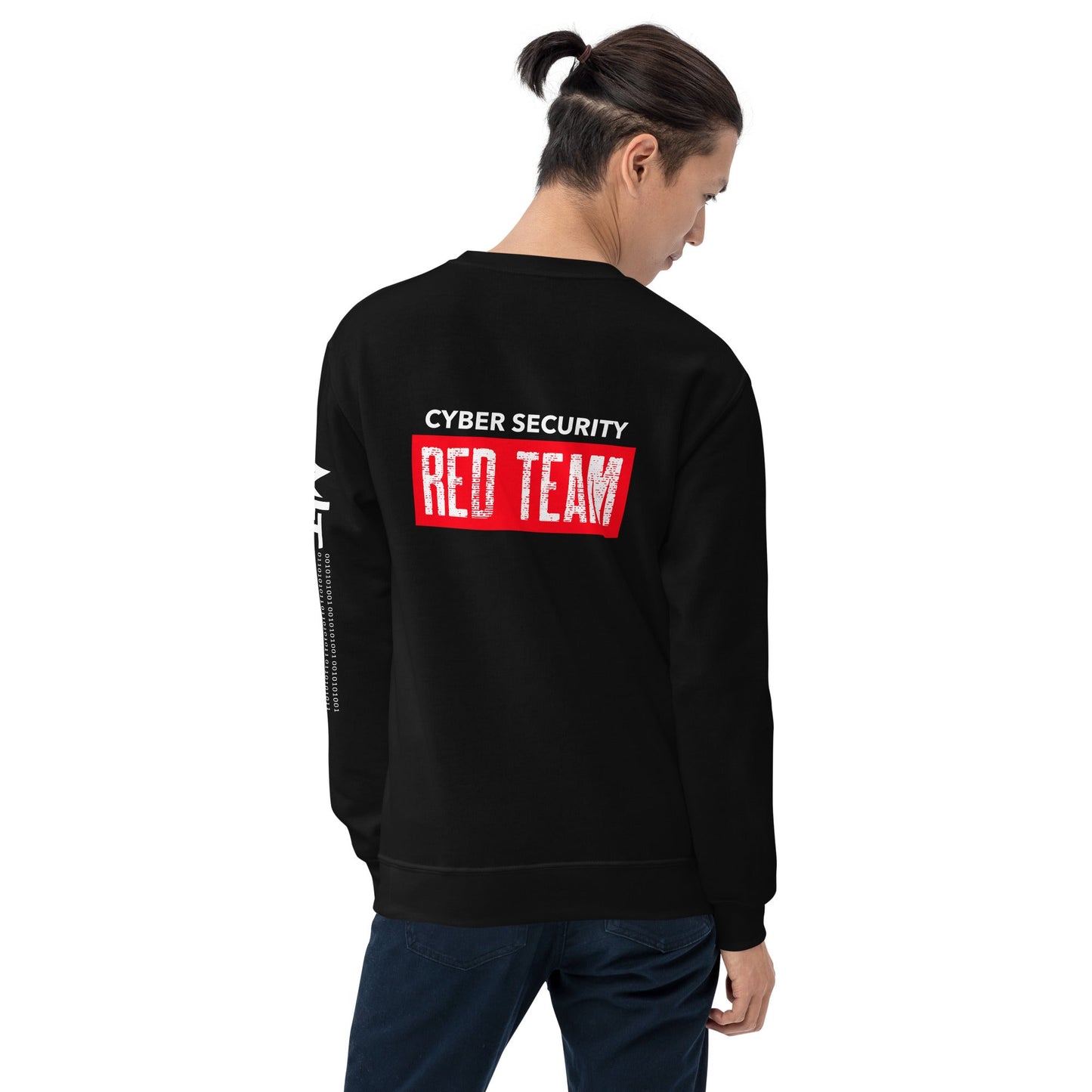 Cyber Security Red Team V1 - Unisex Sweatshirt ( Back Print ) by DarkByteGear