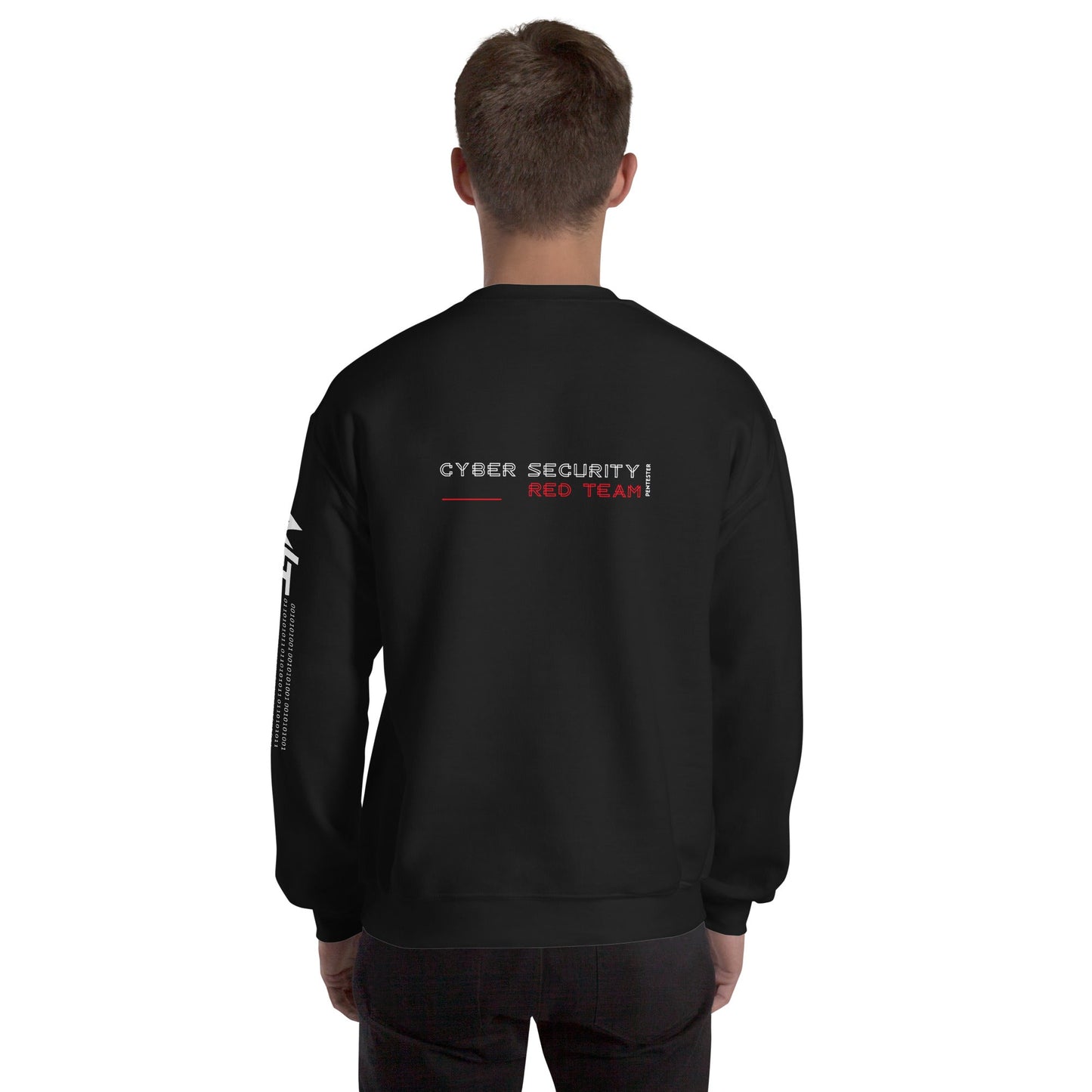 Cyber Security Red Team V2 - Unisex Sweatshirt ( Back Print ) by DarkByteGear