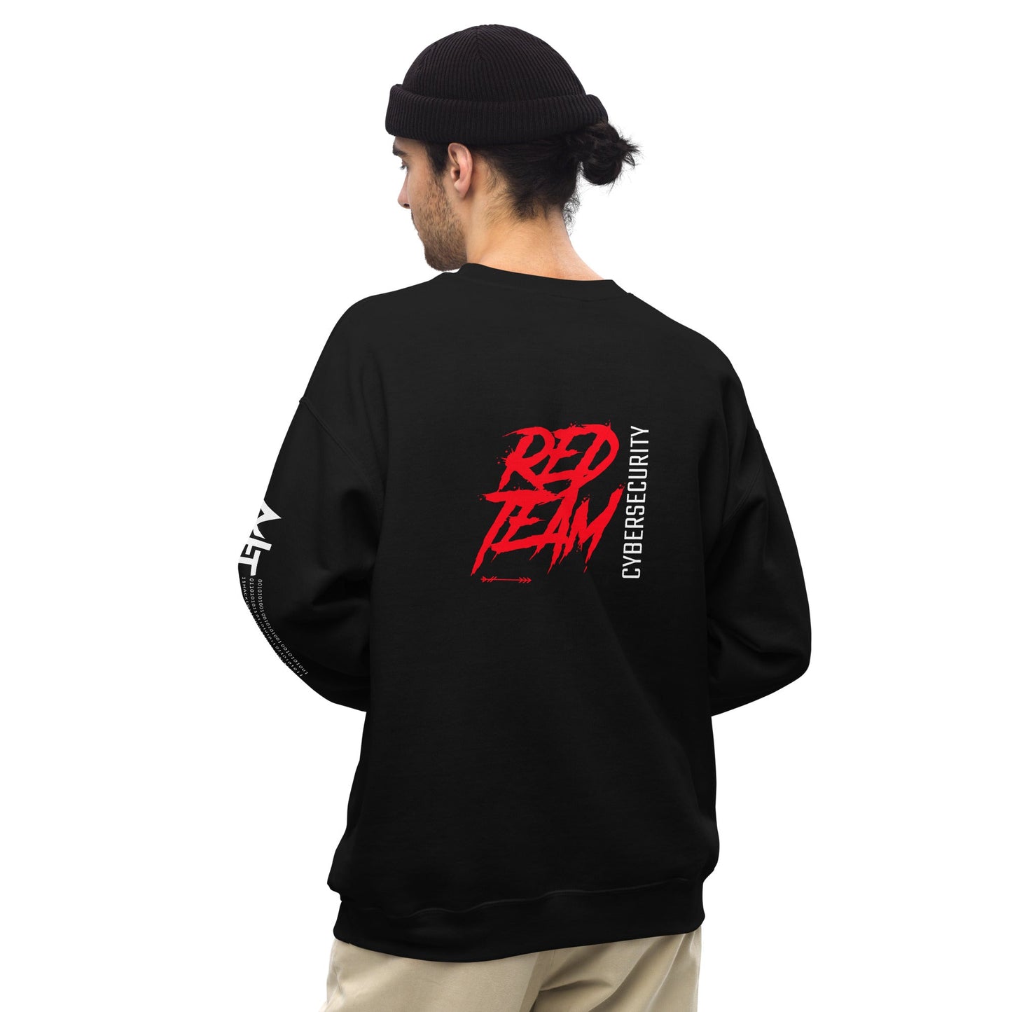 Cyber Security Red Team V6 - Unisex Sweatshirt ( Back Print ) by DarkByteGear