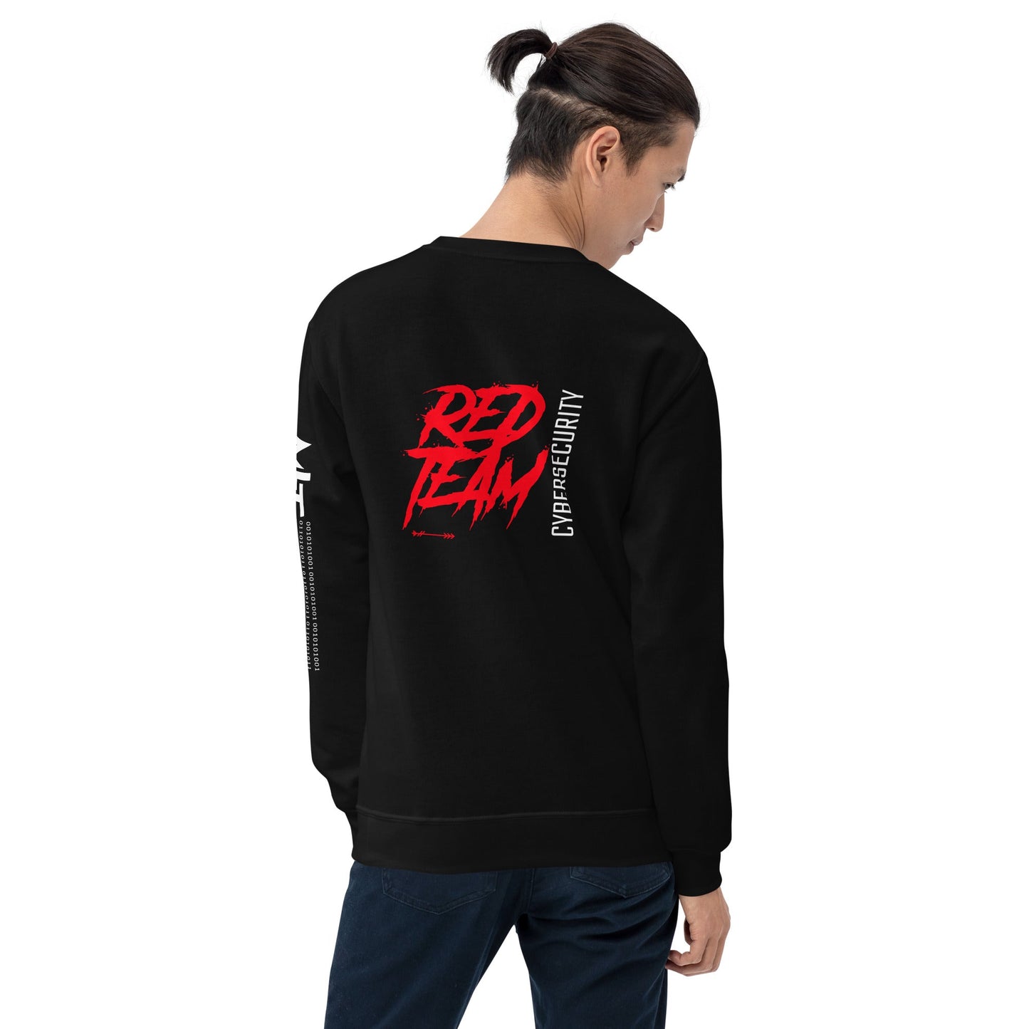 Cyber Security Red Team V6 - Unisex Sweatshirt ( Back Print ) by DarkByteGear