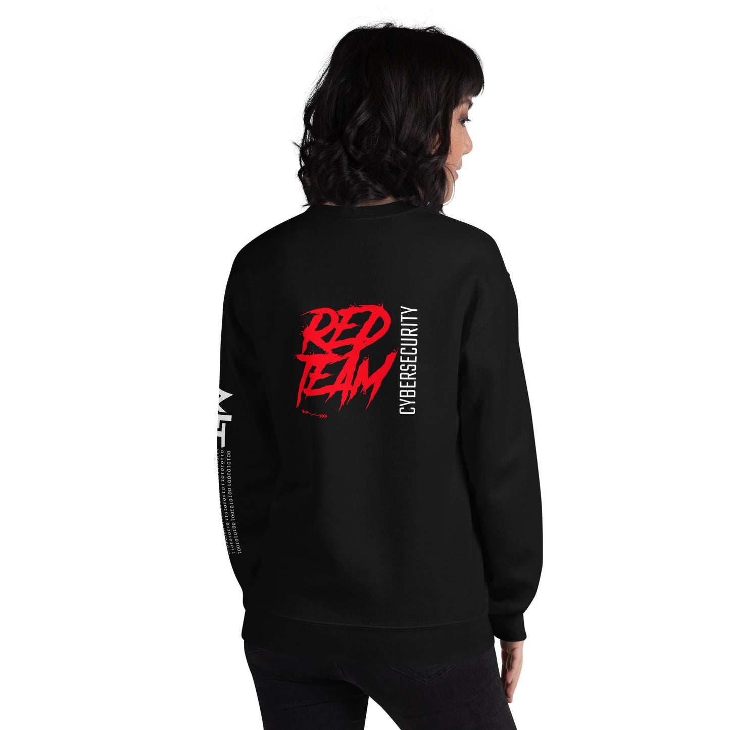 Cyber Security Red Team V6 - Unisex Sweatshirt ( Back Print ) by DarkByteGear
