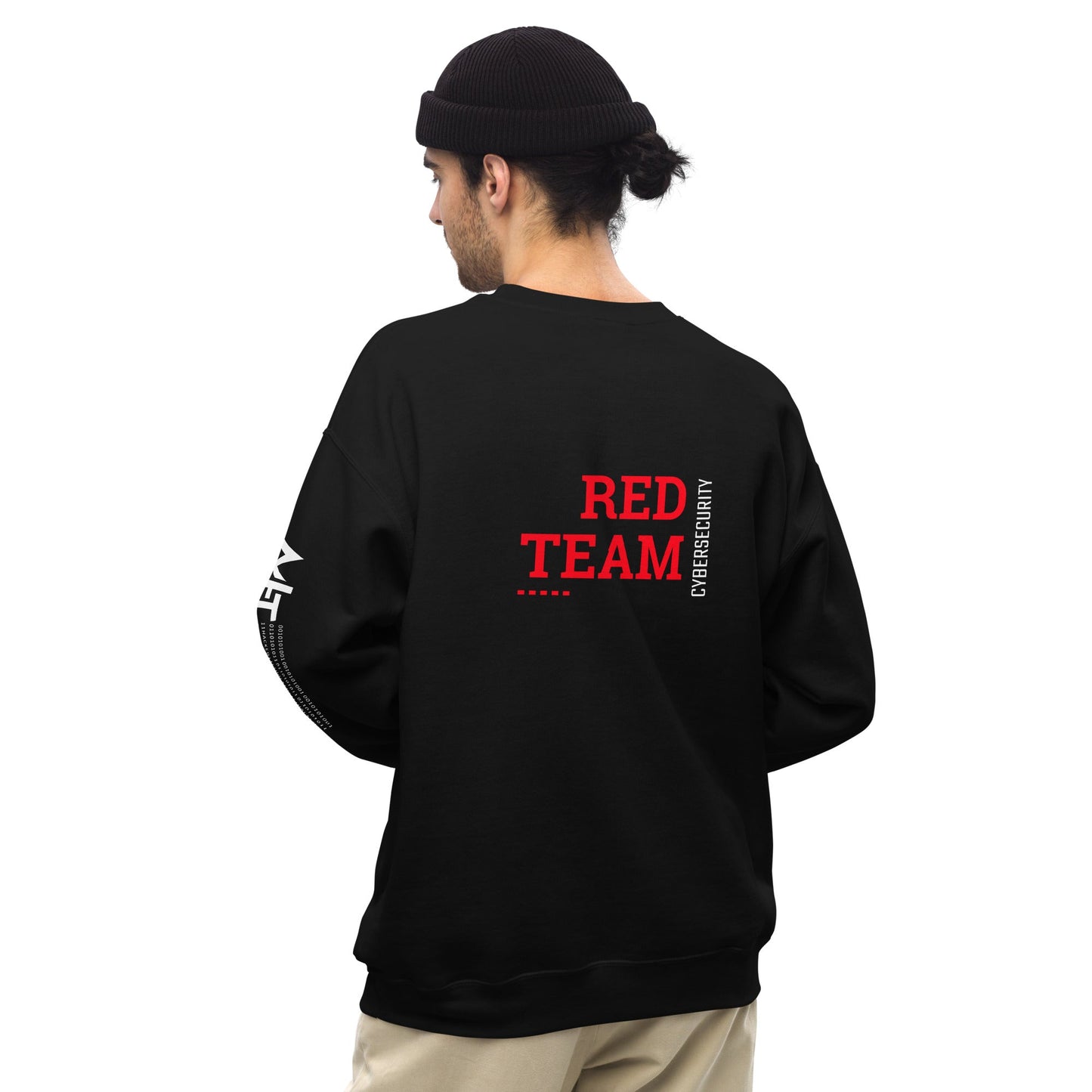 Cyber Security Red Team V12 - Unisex Sweatshirt ( Back Print ) by DarkByteGear