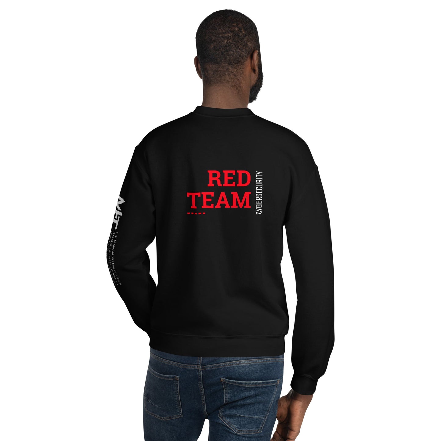 Cyber Security Red Team V12 - Unisex Sweatshirt ( Back Print ) by DarkByteGear