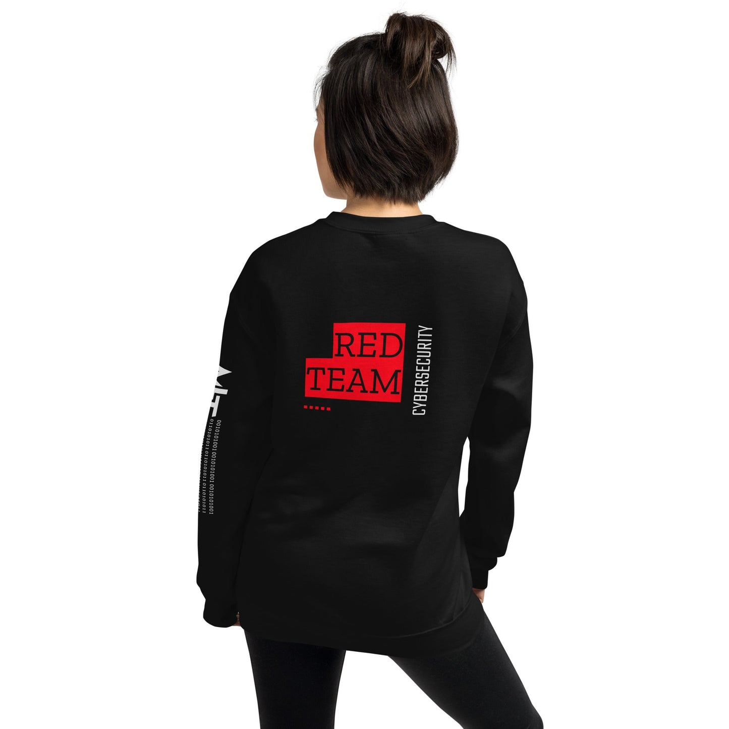 Cyber Security Red Team V13 - Unisex Sweatshirt ( Back Print ) by DarkByteGear