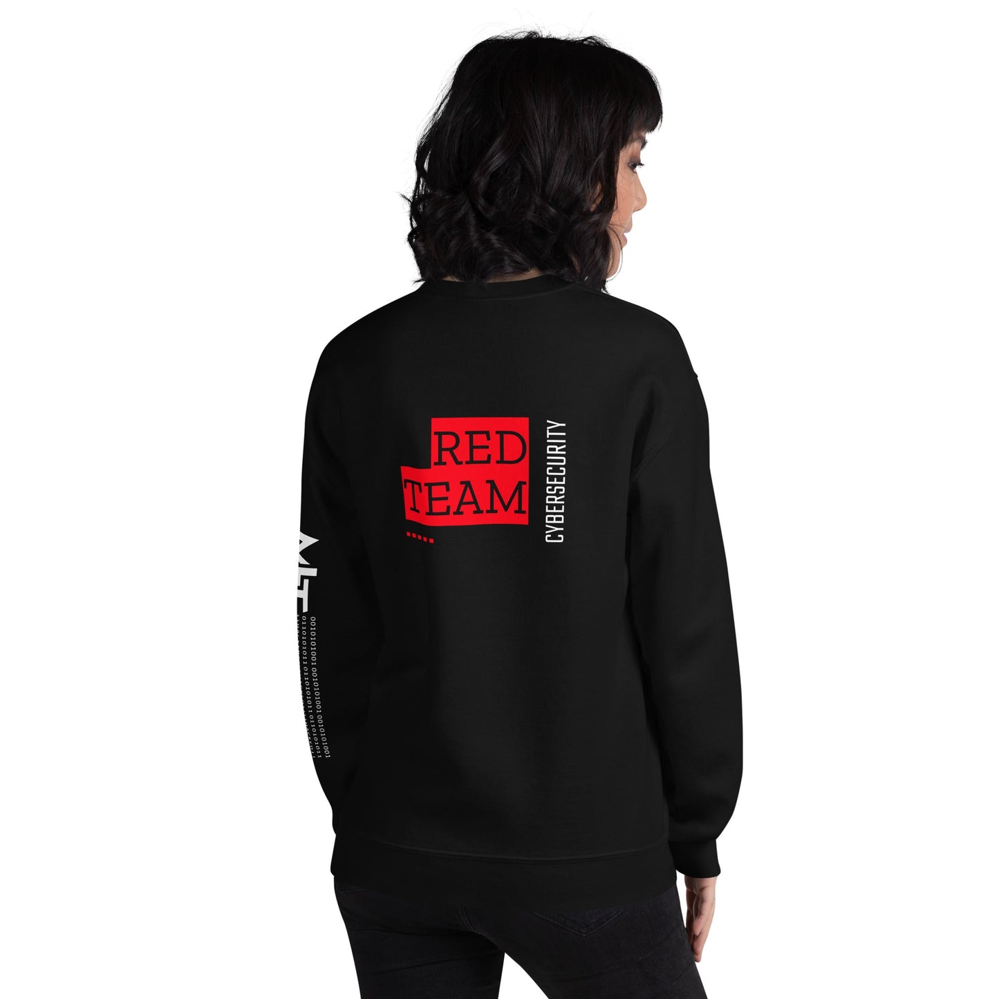 Cyber Security Red Team V13 - Unisex Sweatshirt ( Back Print ) by DarkByteGear