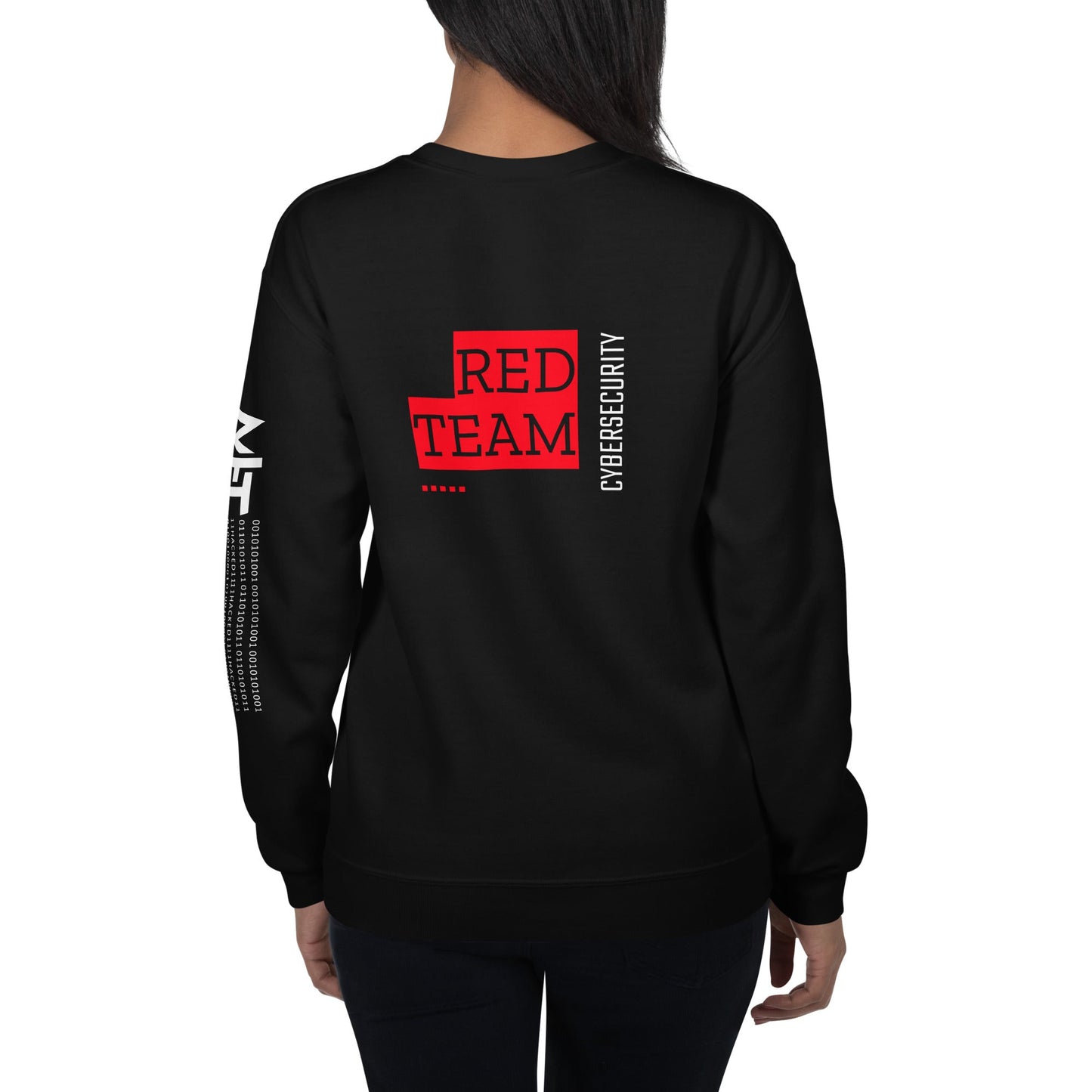 Cyber Security Red Team V13 - Unisex Sweatshirt ( Back Print ) by DarkByteGear