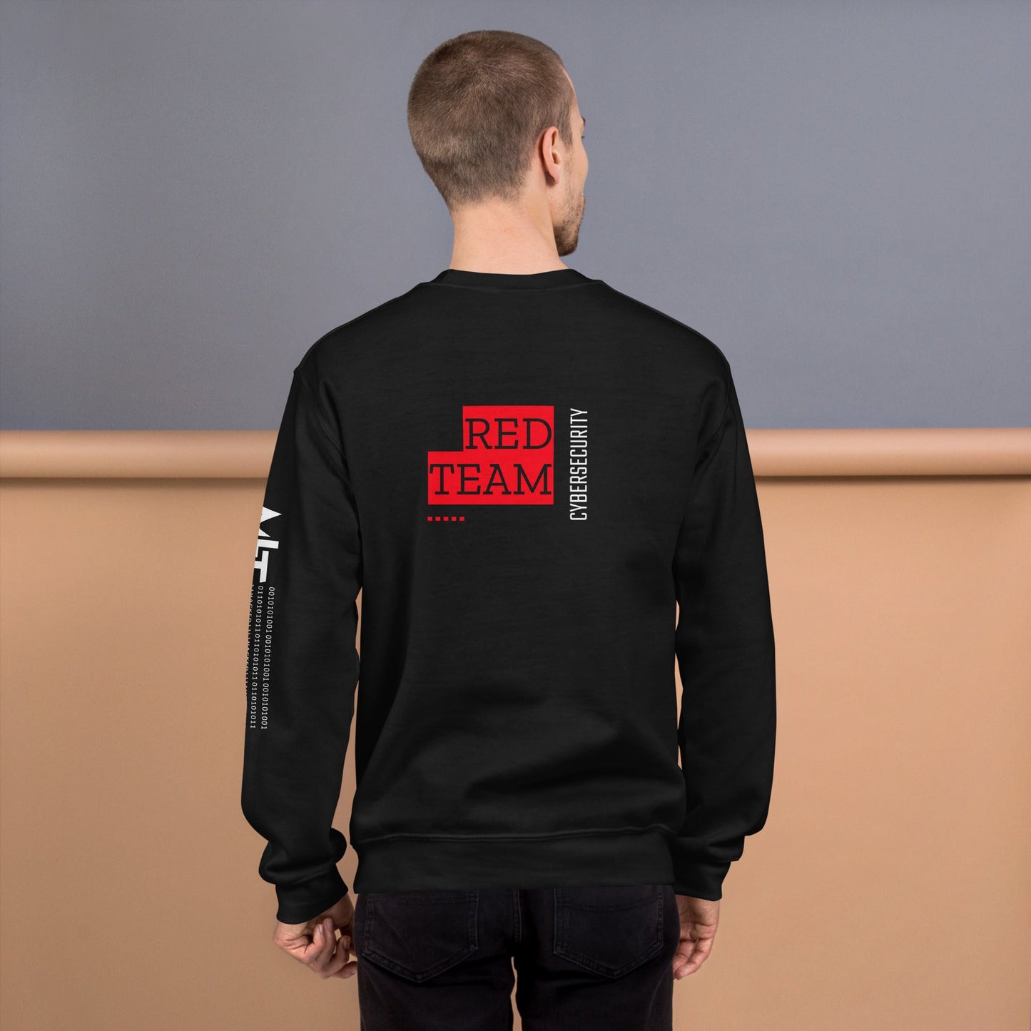 Cyber Security Red Team V13 - Unisex Sweatshirt ( Back Print ) by DarkByteGear