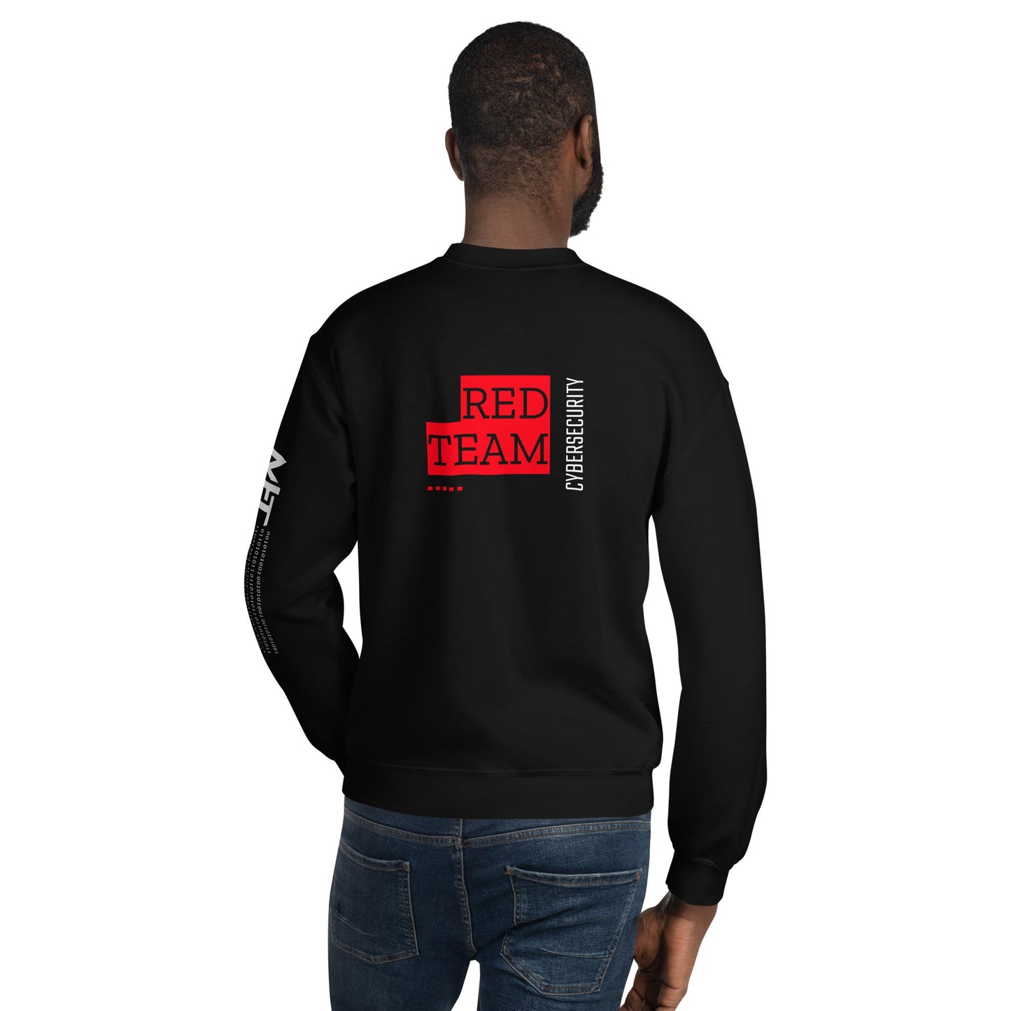 Cyber Security Red Team V13 - Unisex Sweatshirt ( Back Print ) by DarkByteGear