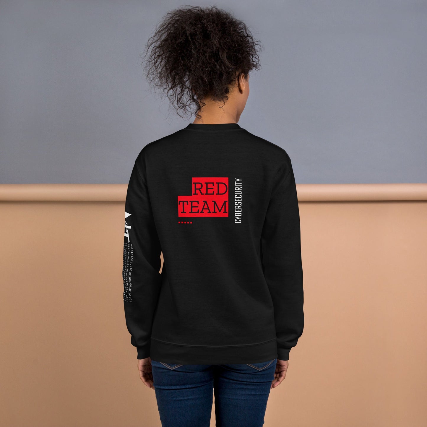 Cyber Security Red Team V13 - Unisex Sweatshirt ( Back Print ) by DarkByteGear