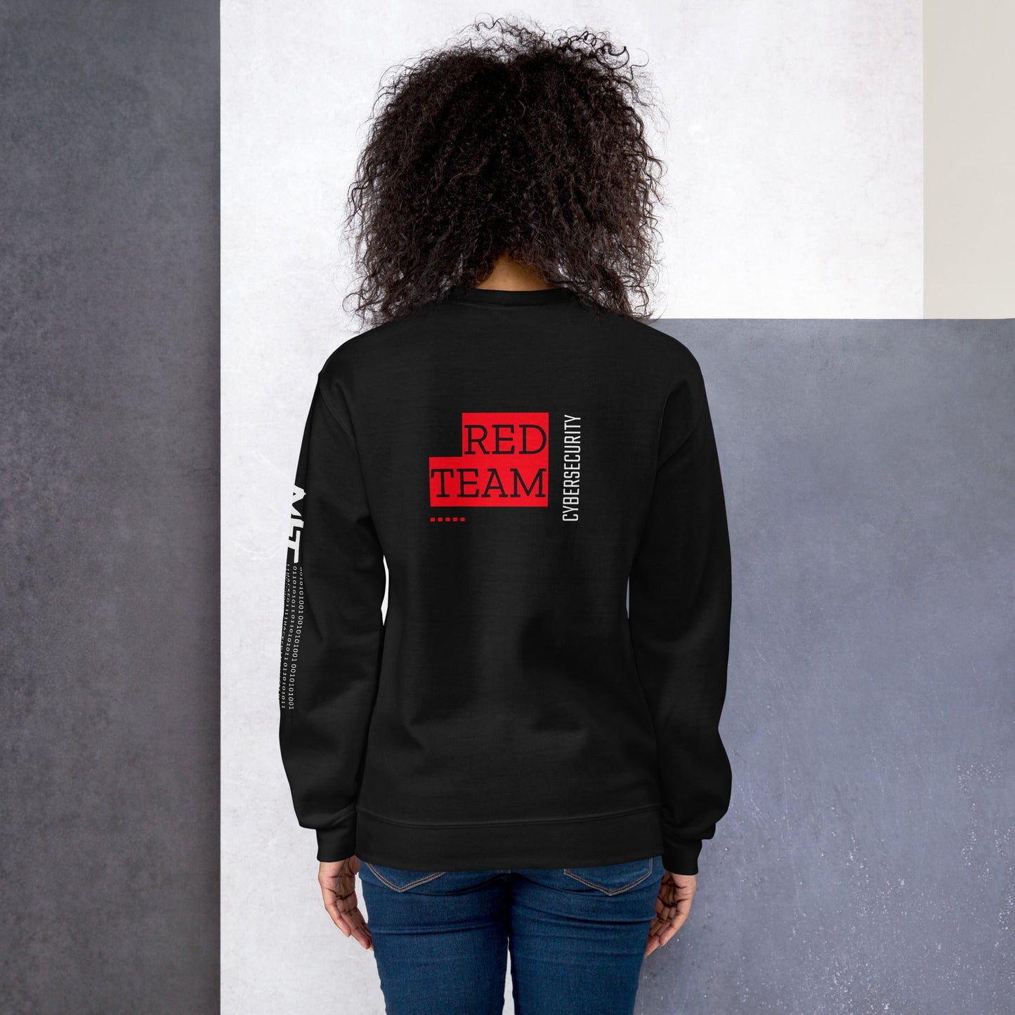 Cyber Security Red Team V13 - Unisex Sweatshirt ( Back Print ) by DarkByteGear