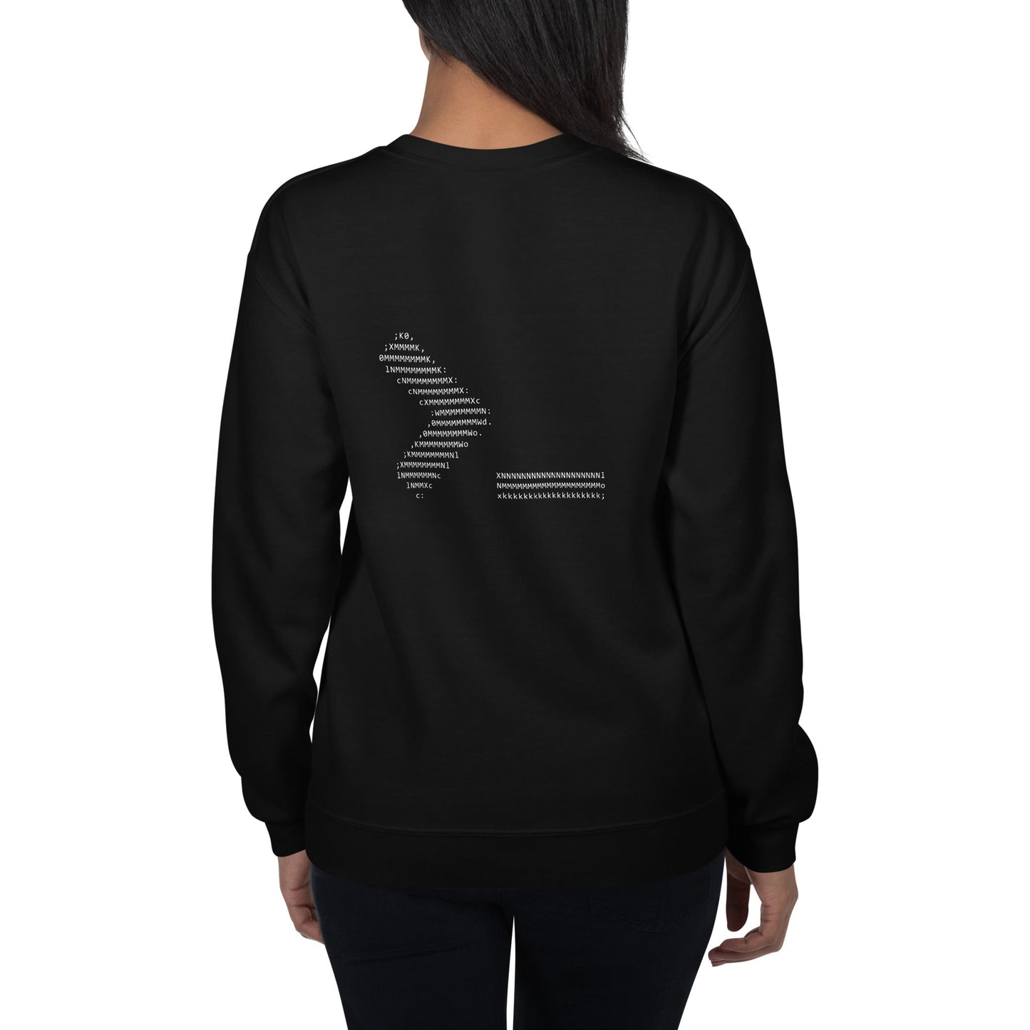 CLI - Unisex Sweatshirt ( Back Print ) by DarkByteGear