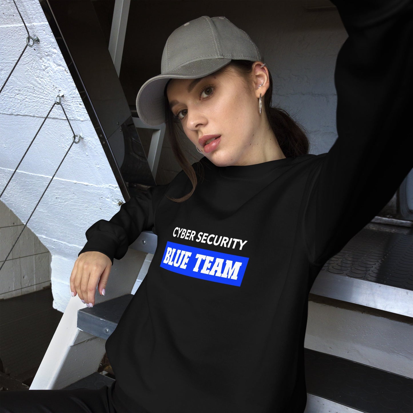 Cyber Security Blue Team V10 - Unisex Sweatshirt by DarkByteGear