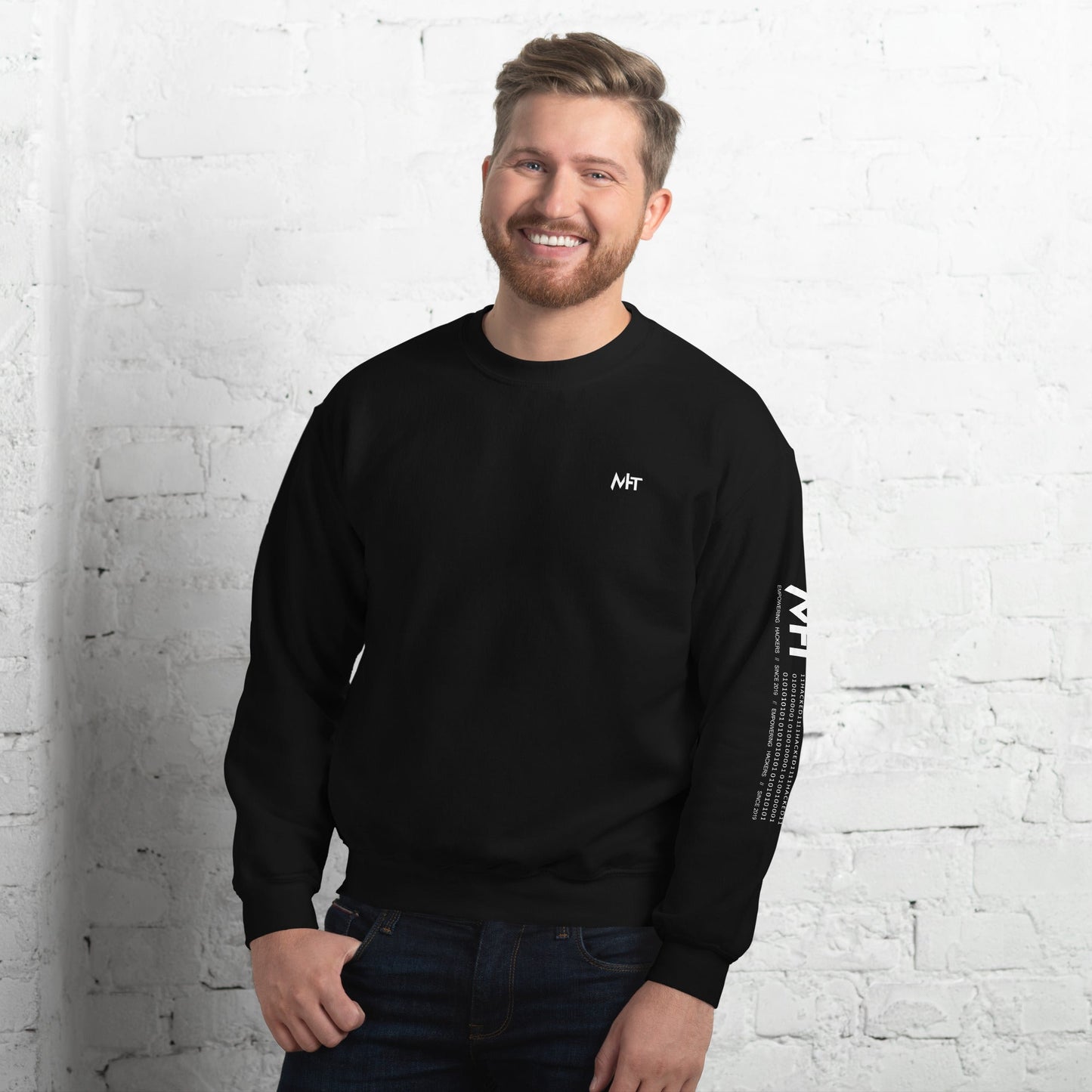 Cyber Security Blue Team V13 - Unisex Sweatshirt ( Back Print ) by DarkByteGear
