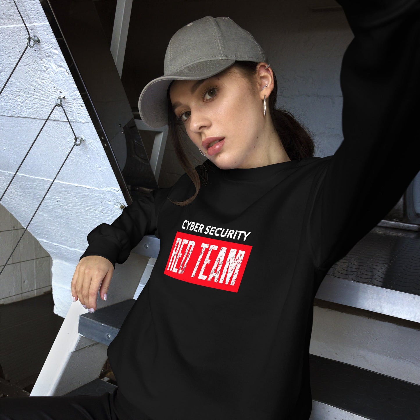 Cyber Security Red Team V1 - Unisex Sweatshirt by DarkByteGear