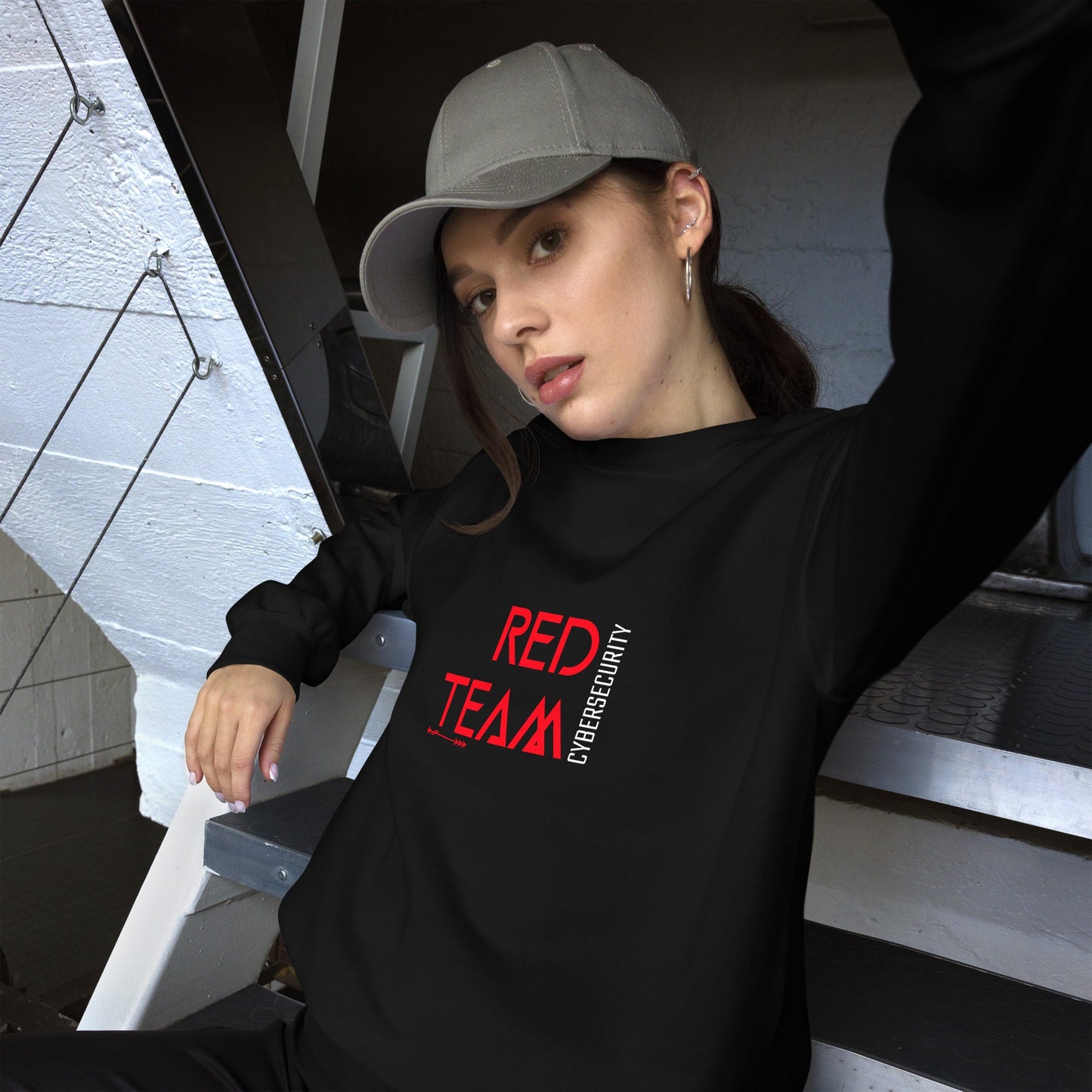 Cyber Security Red Team V4 - Unisex Sweatshirt by DarkByteGear