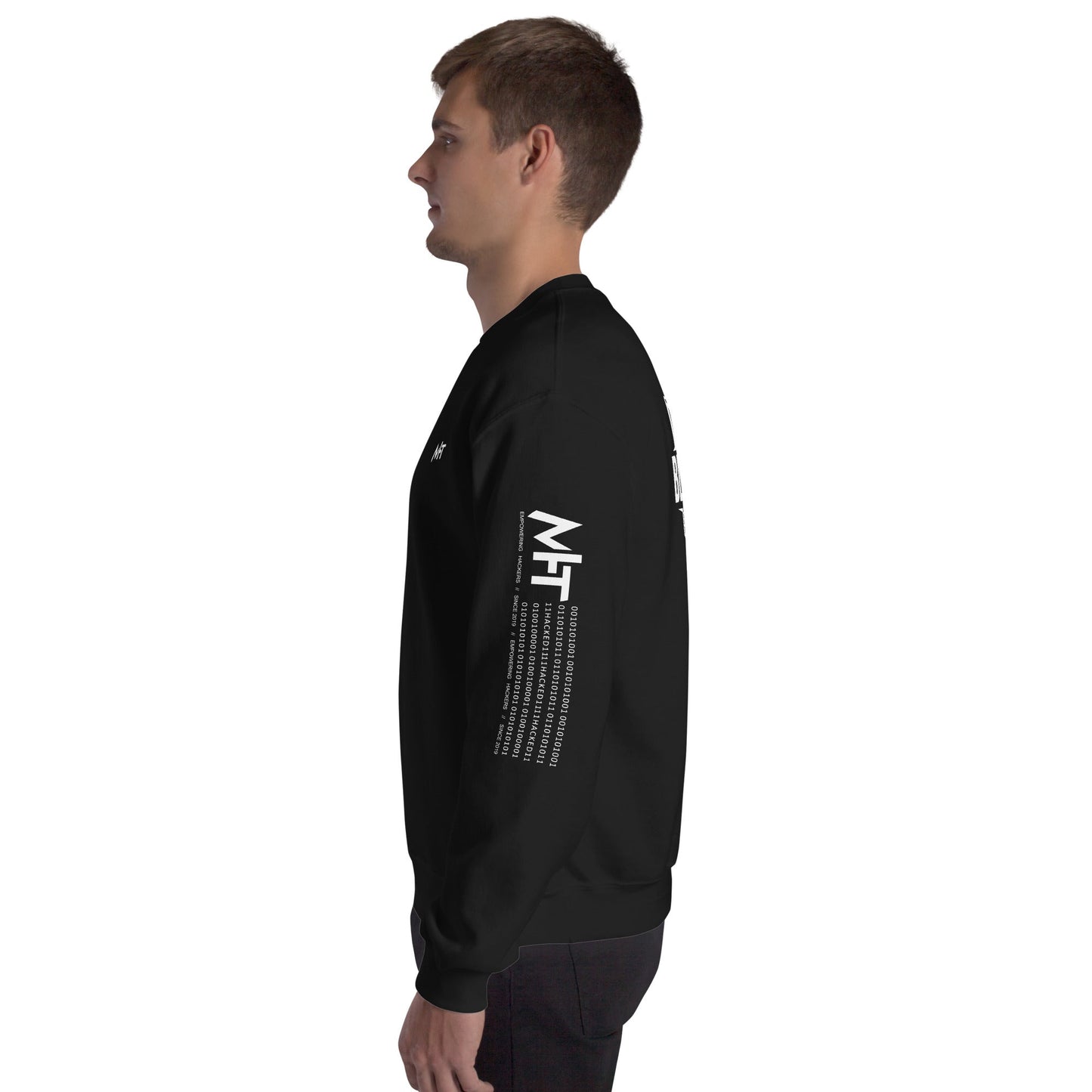 Cyber Security Blue Team V1 - Unisex Sweatshirt ( Back Print ) by DarkByteGear