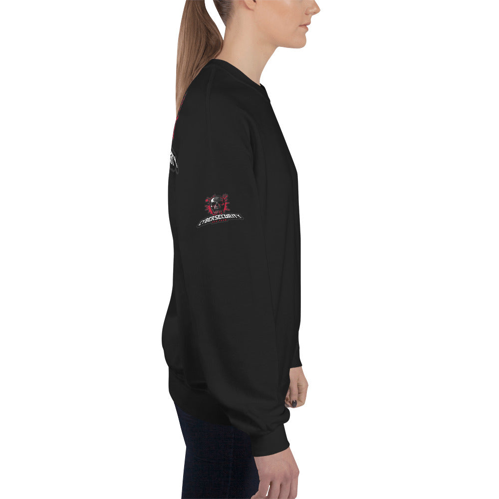 Cybersecurity Red Team v4 - Unisex Sweatshirt (all sides print) by DarkByteGear