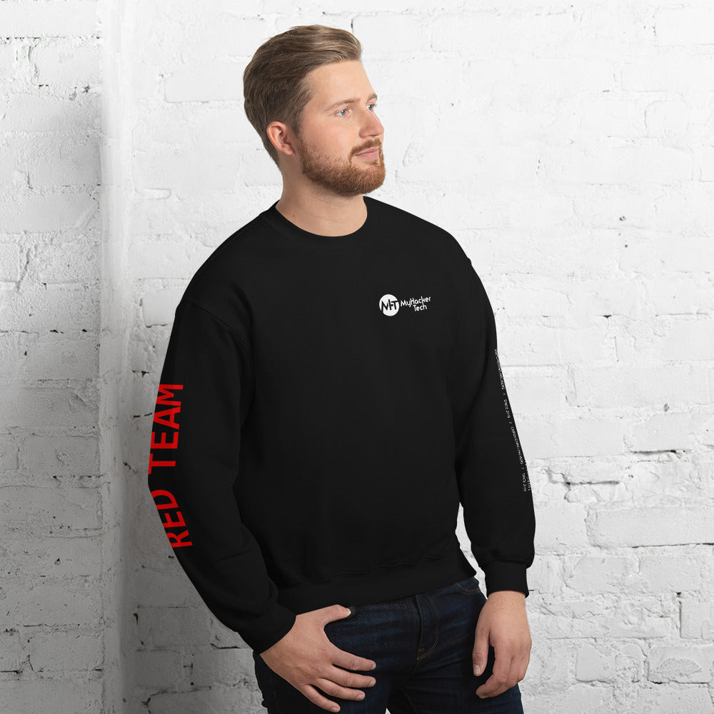 Cyber security red team - Unisex Sweatshirt (all sides print) by DarkByteGear