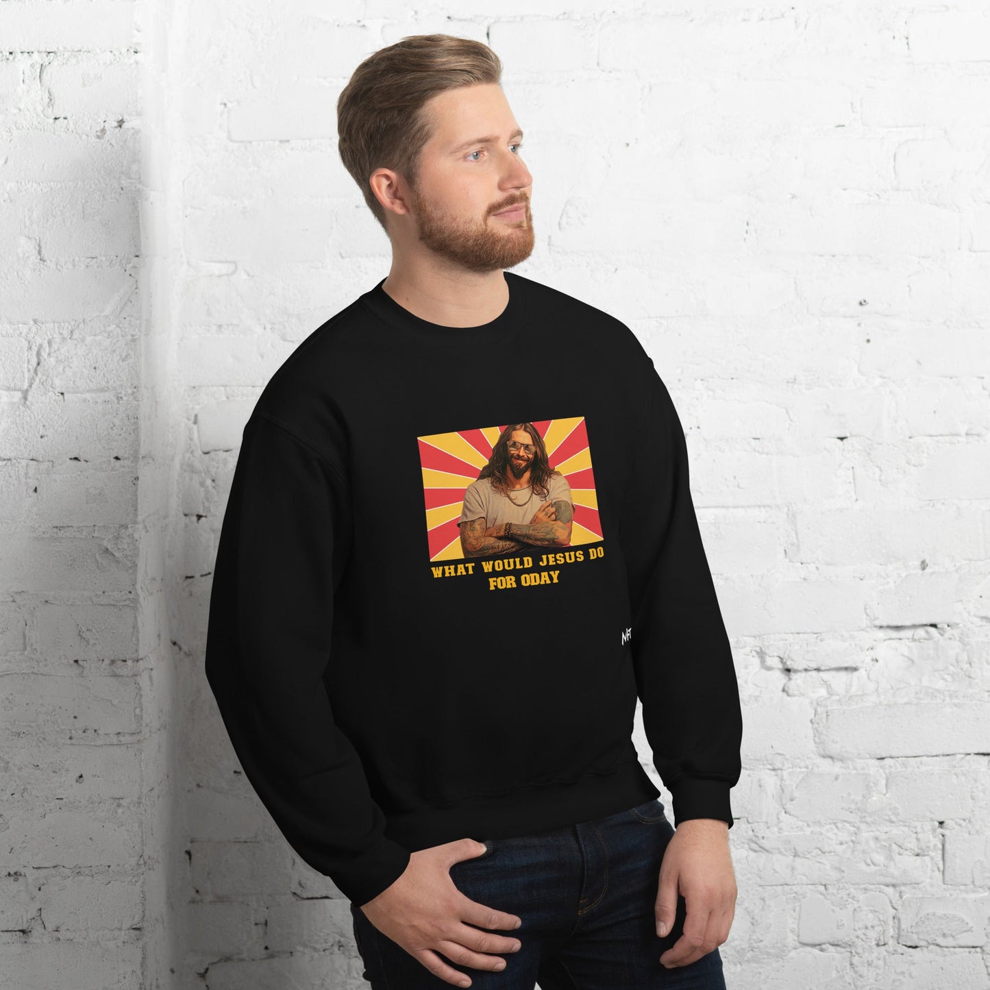 What would Jesus do for 0day v1 - Unisex Sweatshirt by DarkByteGear