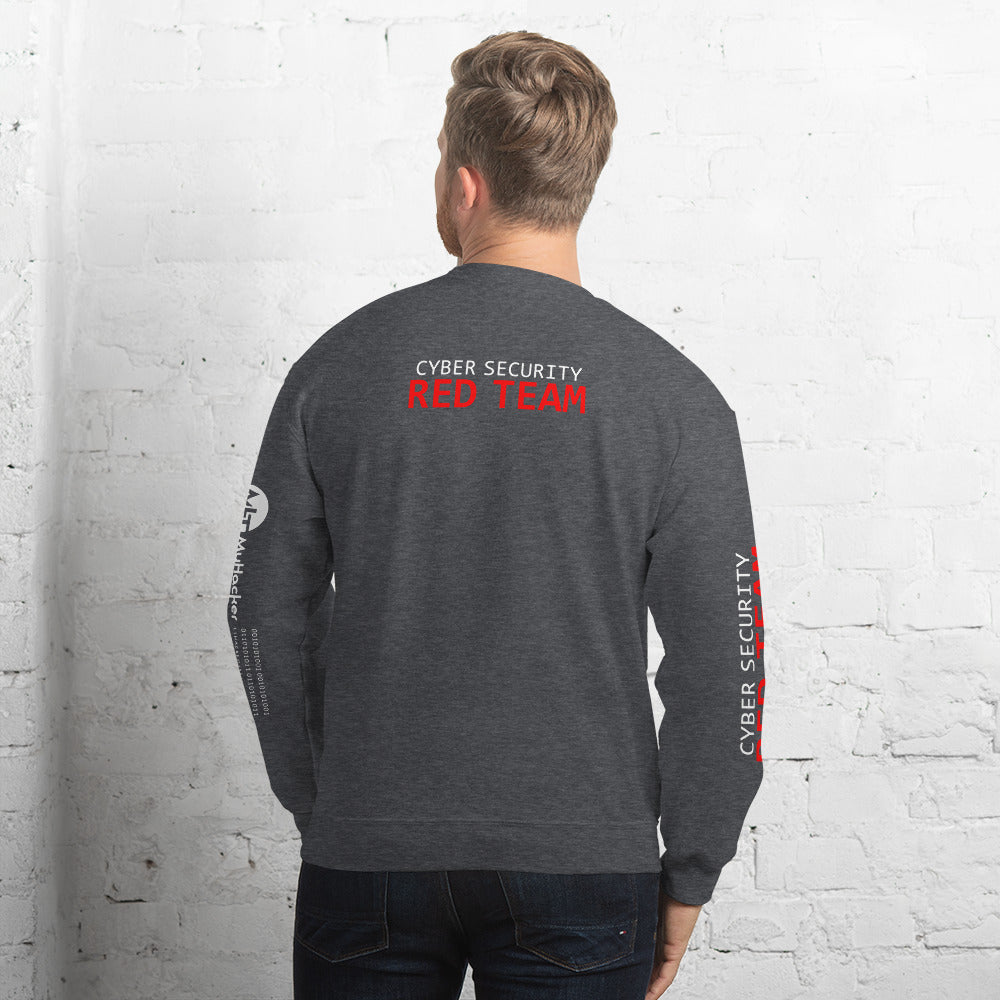 Cyber security red team - Unisex Sweatshirt (all sides print) by DarkByteGear