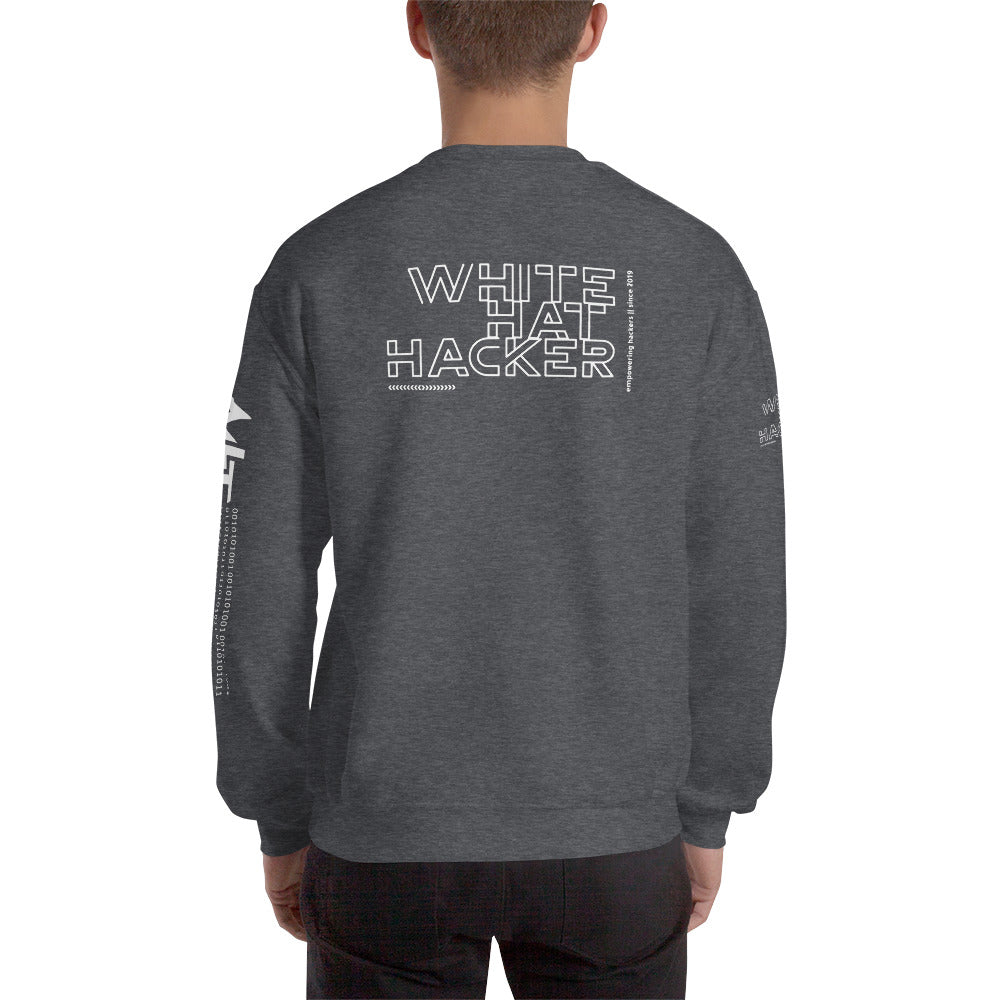 White Hat Hacker - Unisex Sweatshirt (all sides print) by DarkByteGear