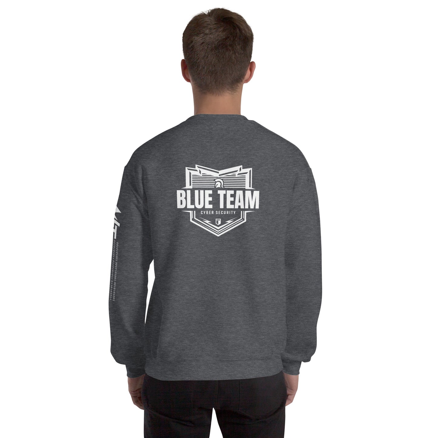 Cyber Security Blue Team V1 - Unisex Sweatshirt ( Back Print ) by DarkByteGear
