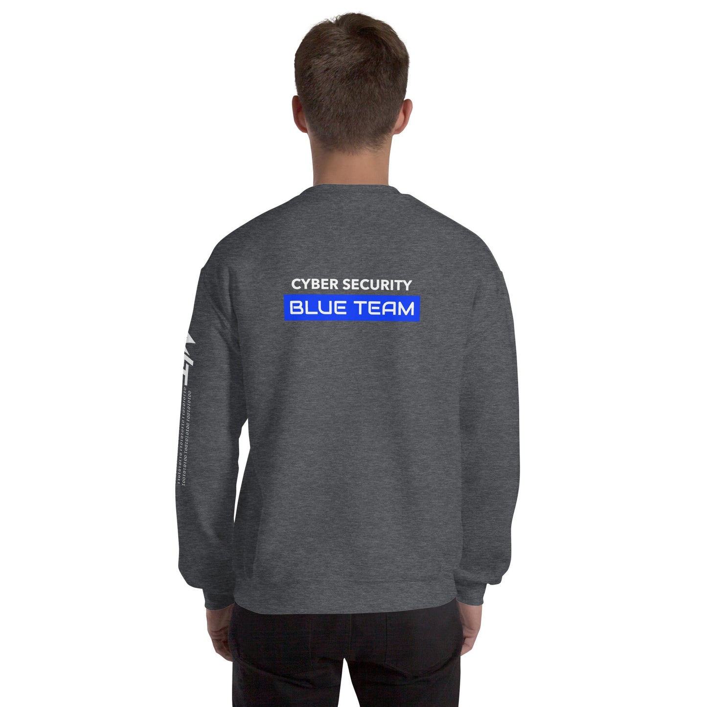 Cyber Security Blue Team V12 - Unisex Sweatshirt ( Back Print ) by DarkByteGear