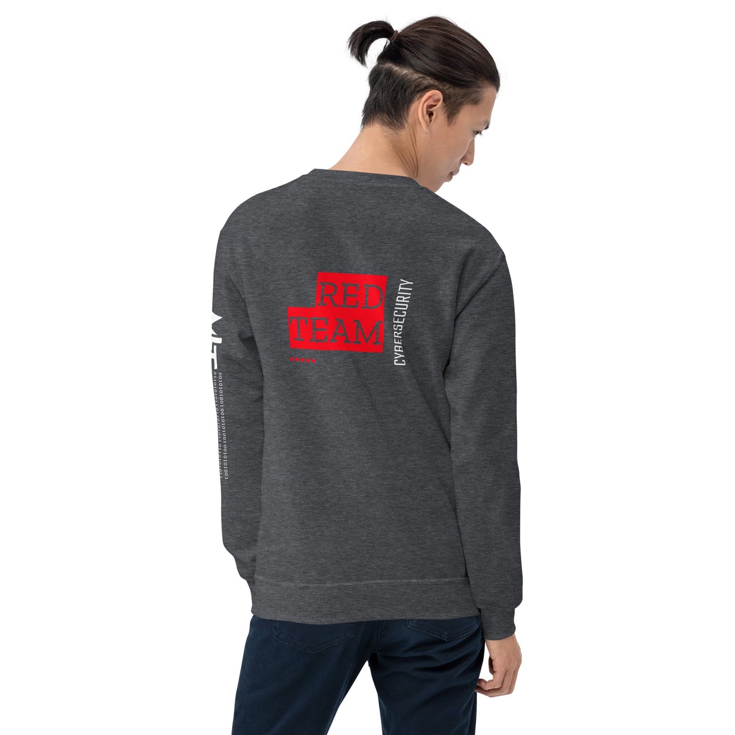 Cyber Security Red Team V13 - Unisex Sweatshirt ( Back Print ) by DarkByteGear