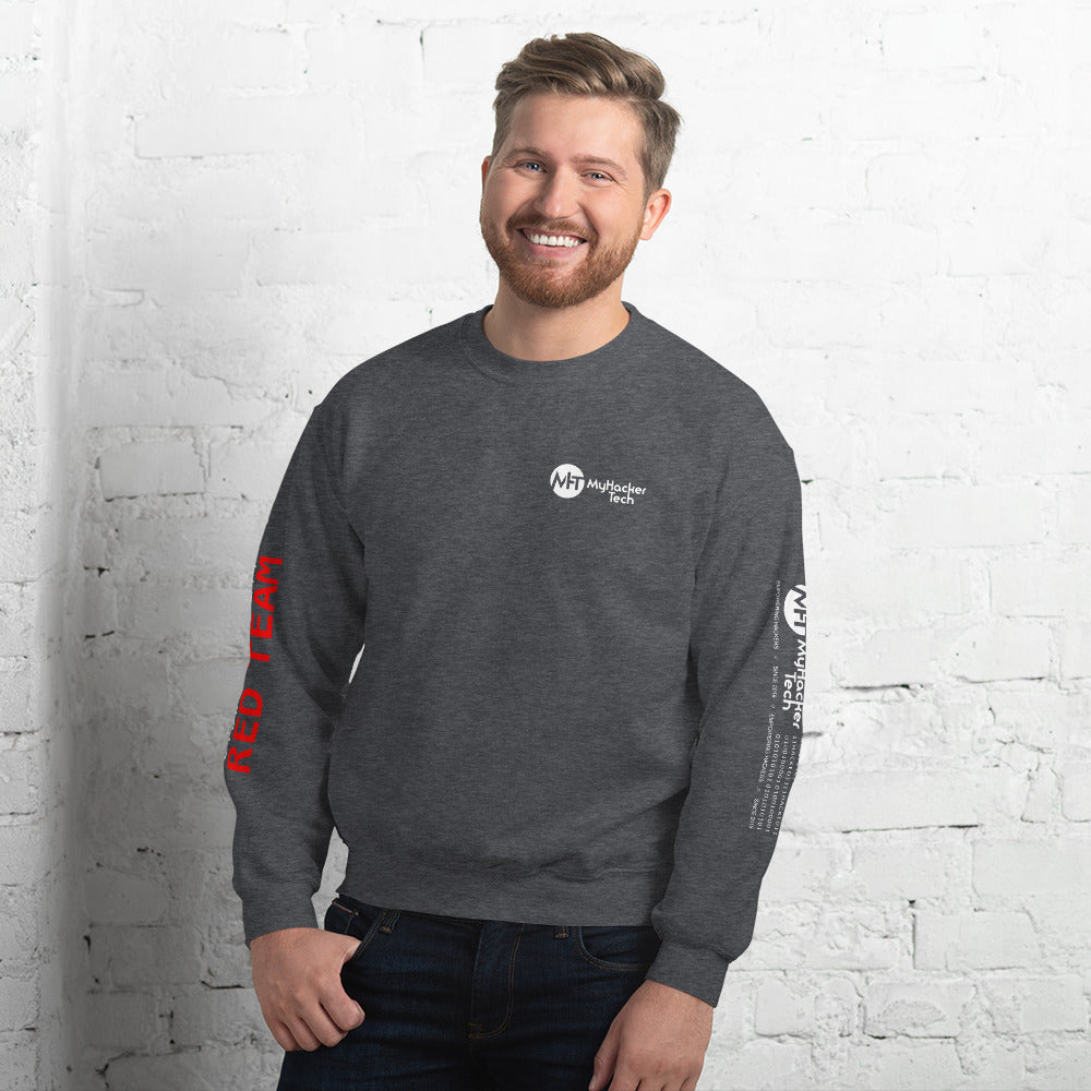 Cyber security red team - Unisex Sweatshirt (all sides print) by DarkByteGear