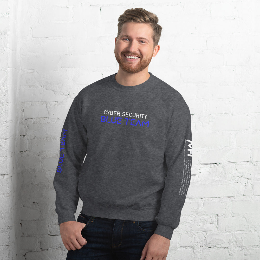 Cybersecurity Blue Team v4 - Unisex Sweatshirt by DarkByteGear