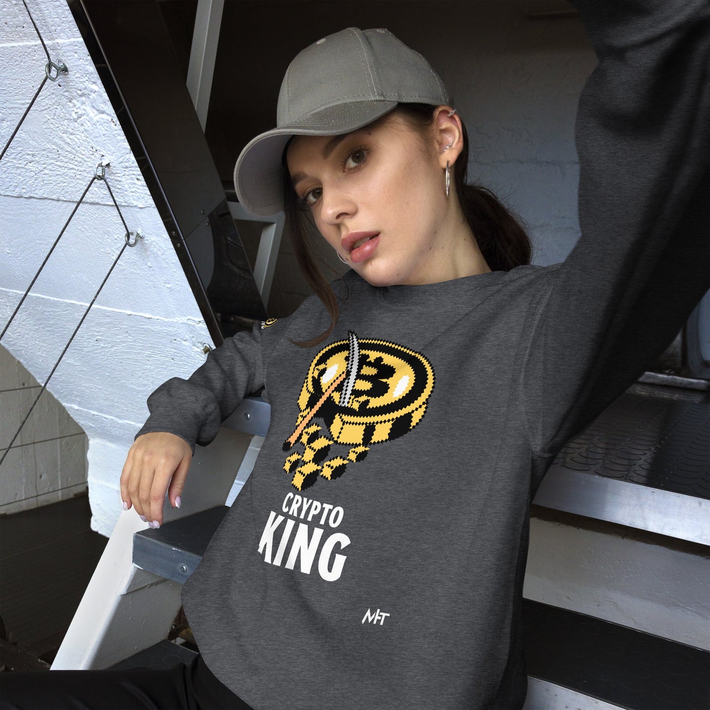 Crypto King - Unisex Sweatshirt by DarkByteGear