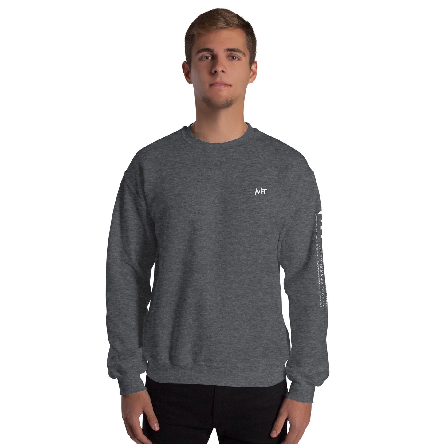 Cyber Security Blue Team V1 - Unisex Sweatshirt ( Back Print ) by DarkByteGear