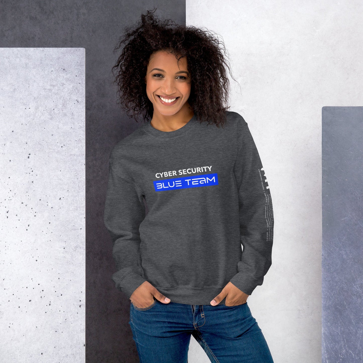 Cyber Security Blue Team V8 - Unisex Sweatshirt by DarkByteGear