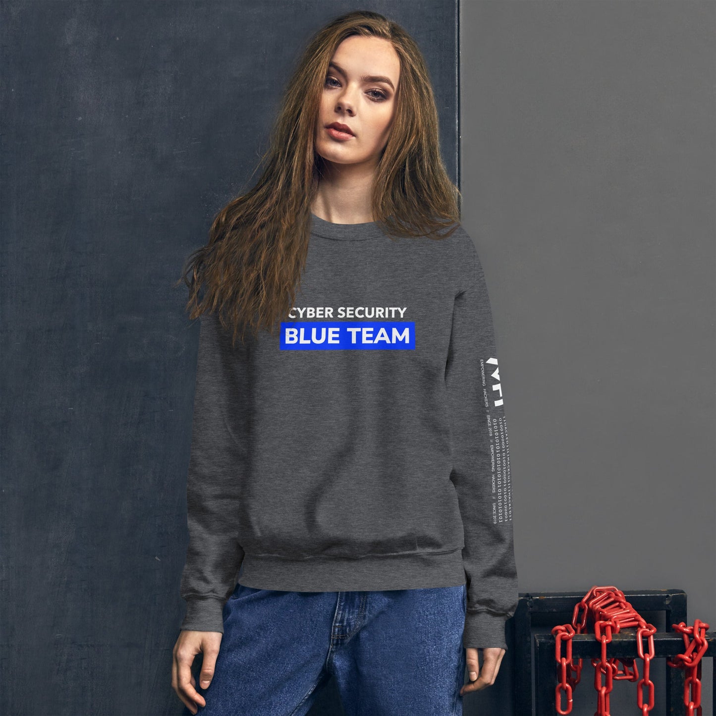 Cyber Security Blue Team V11 - Unisex Sweatshirt by DarkByteGear