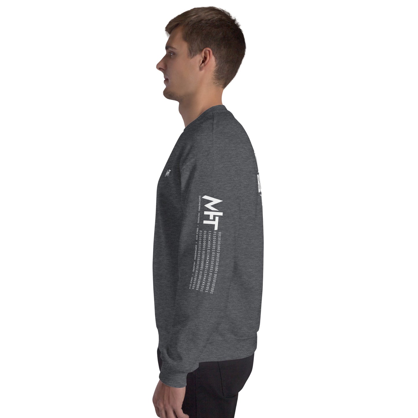 Cyber Security Blue Team V1 - Unisex Sweatshirt ( Back Print ) by DarkByteGear