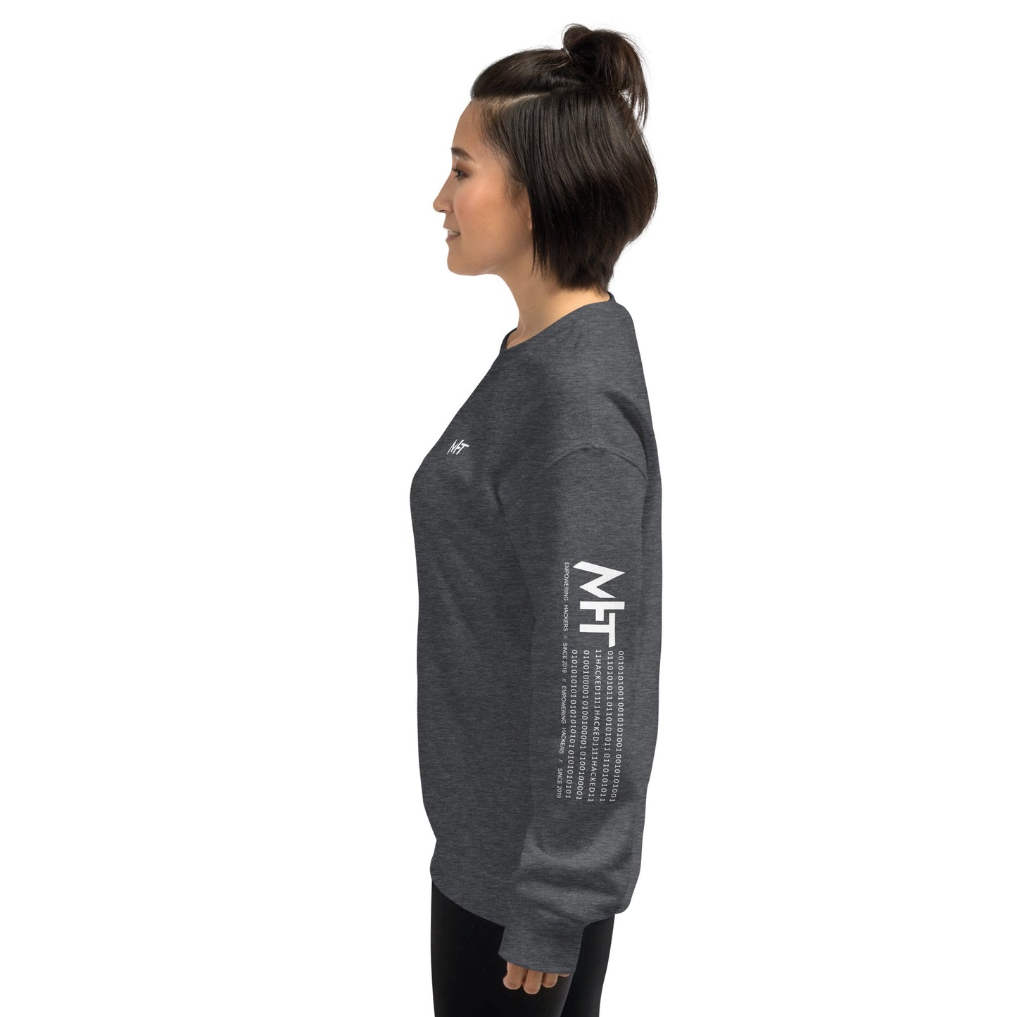 Cyber Security Blue Team V10 - Unisex Sweatshirt ( Back Print ) by DarkByteGear