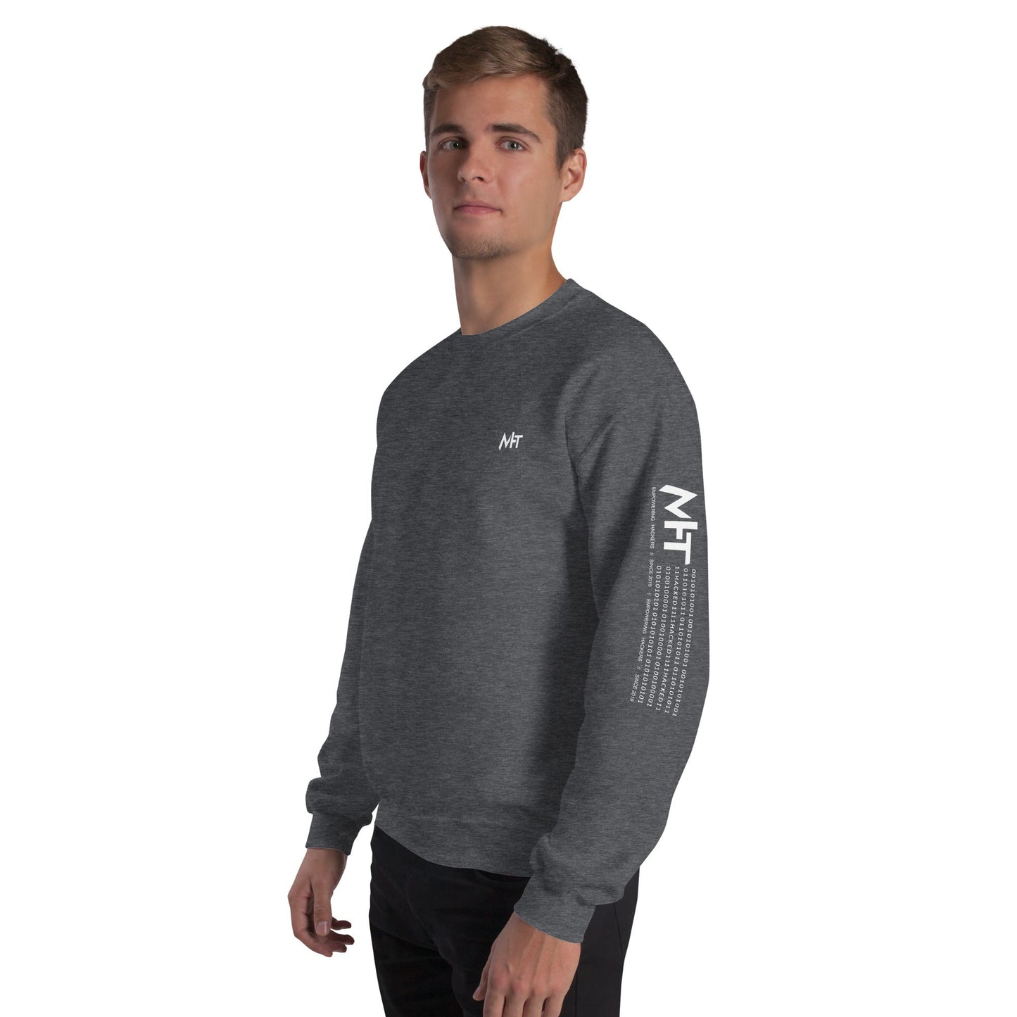 Cyber Security Blue Team V1 - Unisex Sweatshirt ( Back Print ) by DarkByteGear