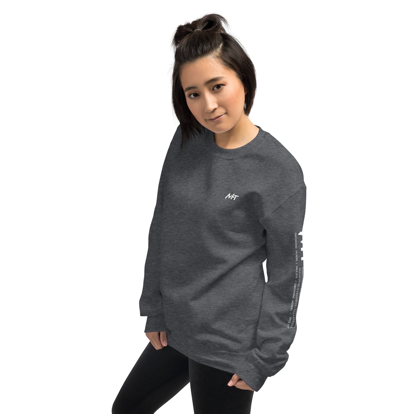 Cyber Security Blue Team V10 - Unisex Sweatshirt ( Back Print ) by DarkByteGear