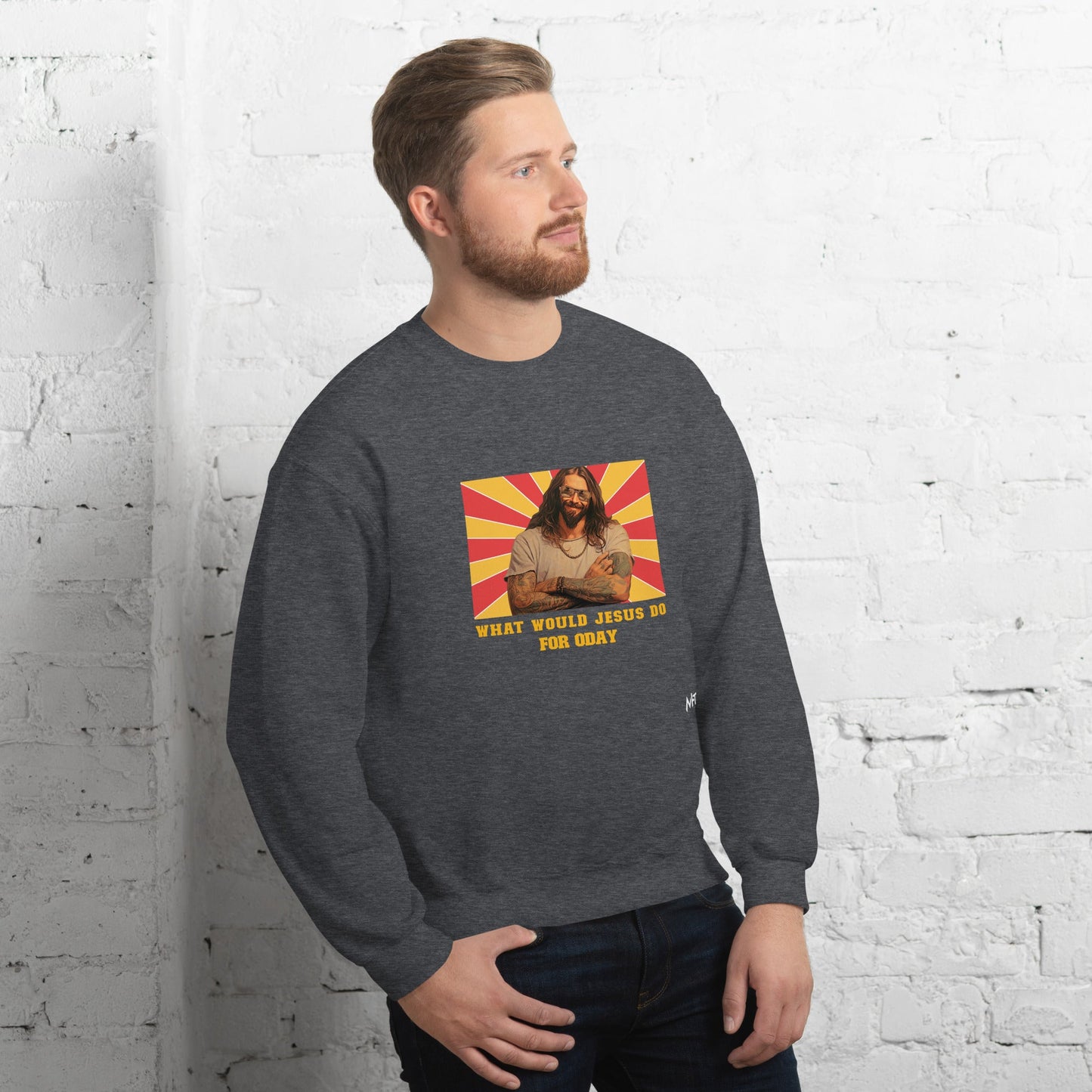 What would Jesus do for 0day v1 - Unisex Sweatshirt by DarkByteGear