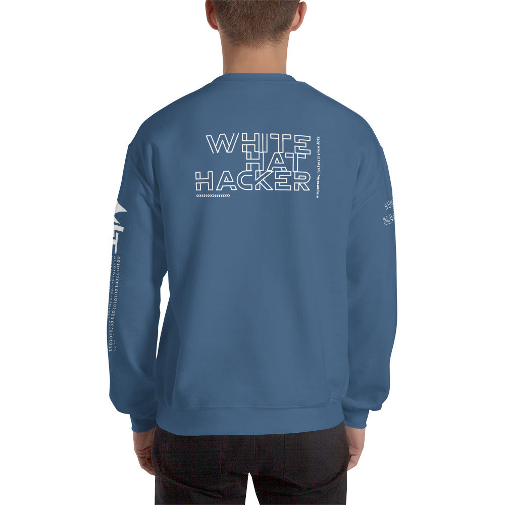 White Hat Hacker - Unisex Sweatshirt (all sides print) by DarkByteGear