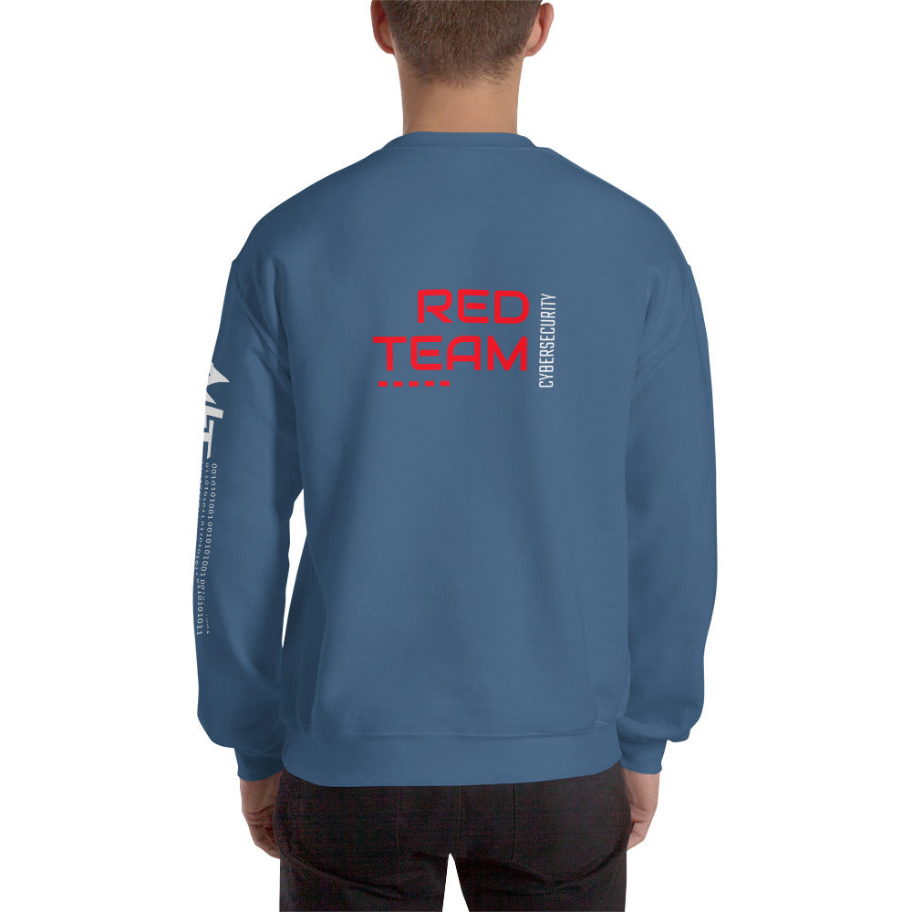 Cyber Security Red Team V14 - Unisex Sweatshirt ( Back Print ) by DarkByteGear