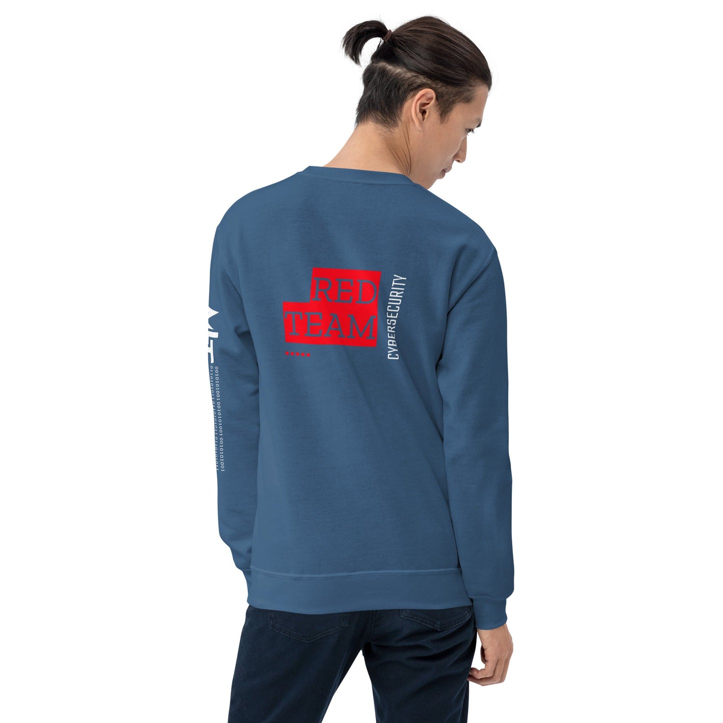 Cyber Security Red Team V13 - Unisex Sweatshirt ( Back Print ) by DarkByteGear